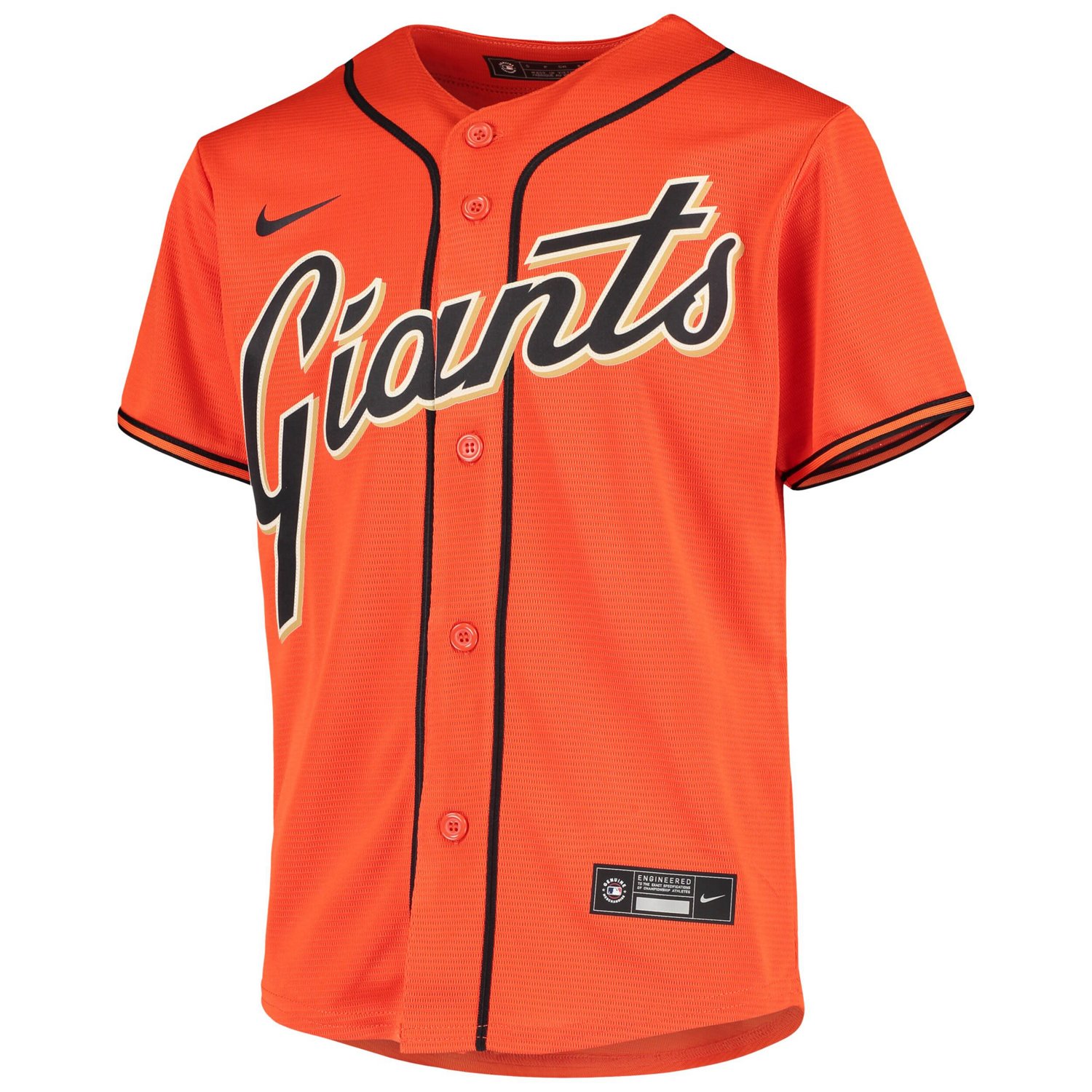 Youth Nike San Francisco Giants Alternate Replica Jersey Academy