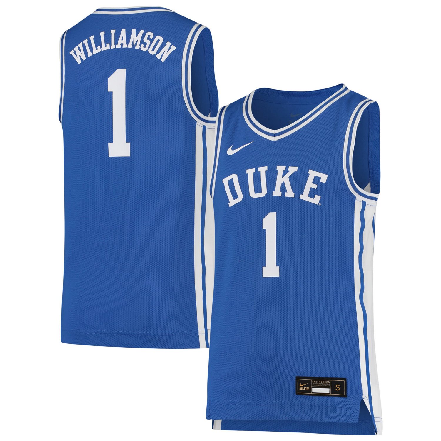 Youth Nike Zion Williamson Duke Blue Devils Replica Basketball Jersey ...