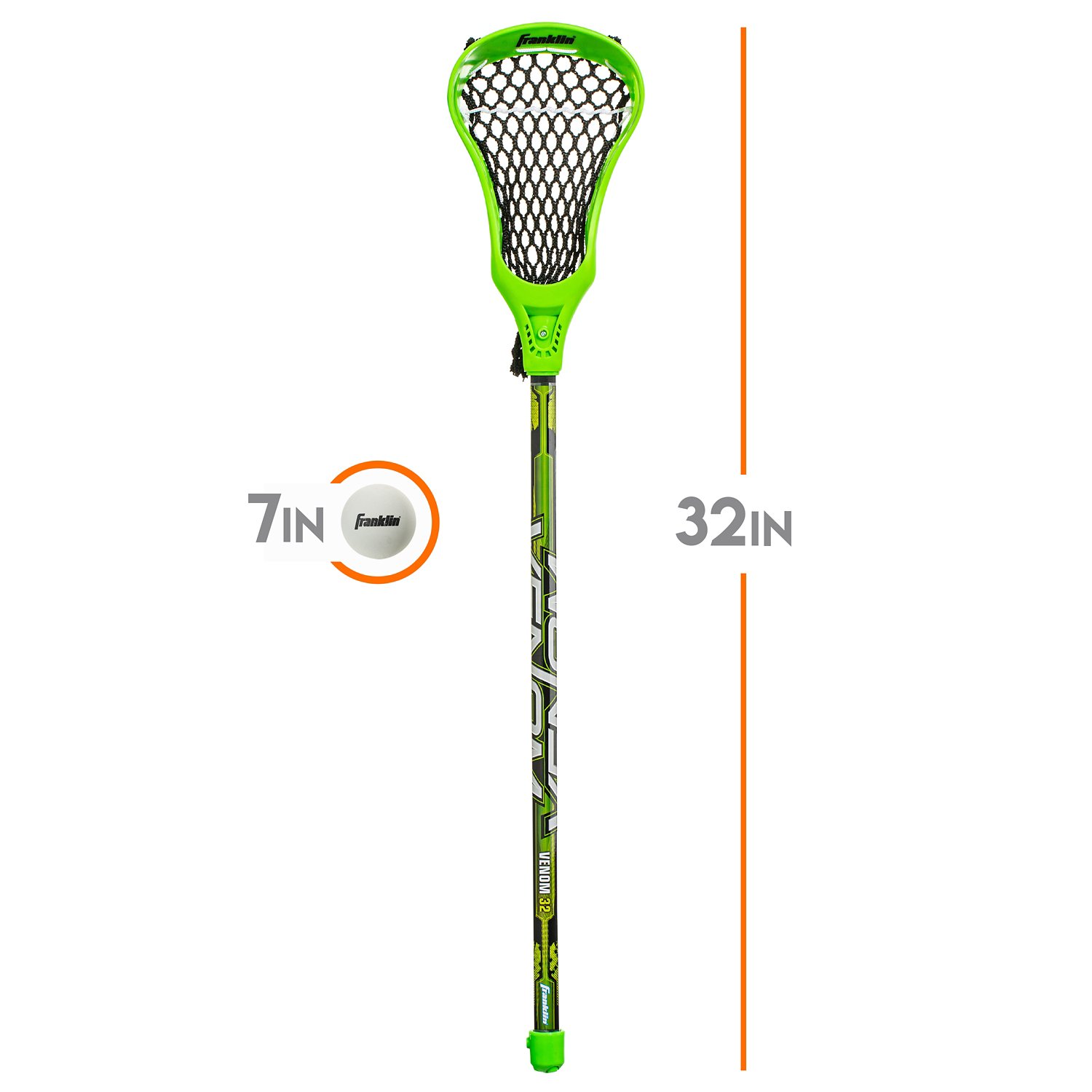 Franklin Sports Kids' Practice Lacrosse Set Academy