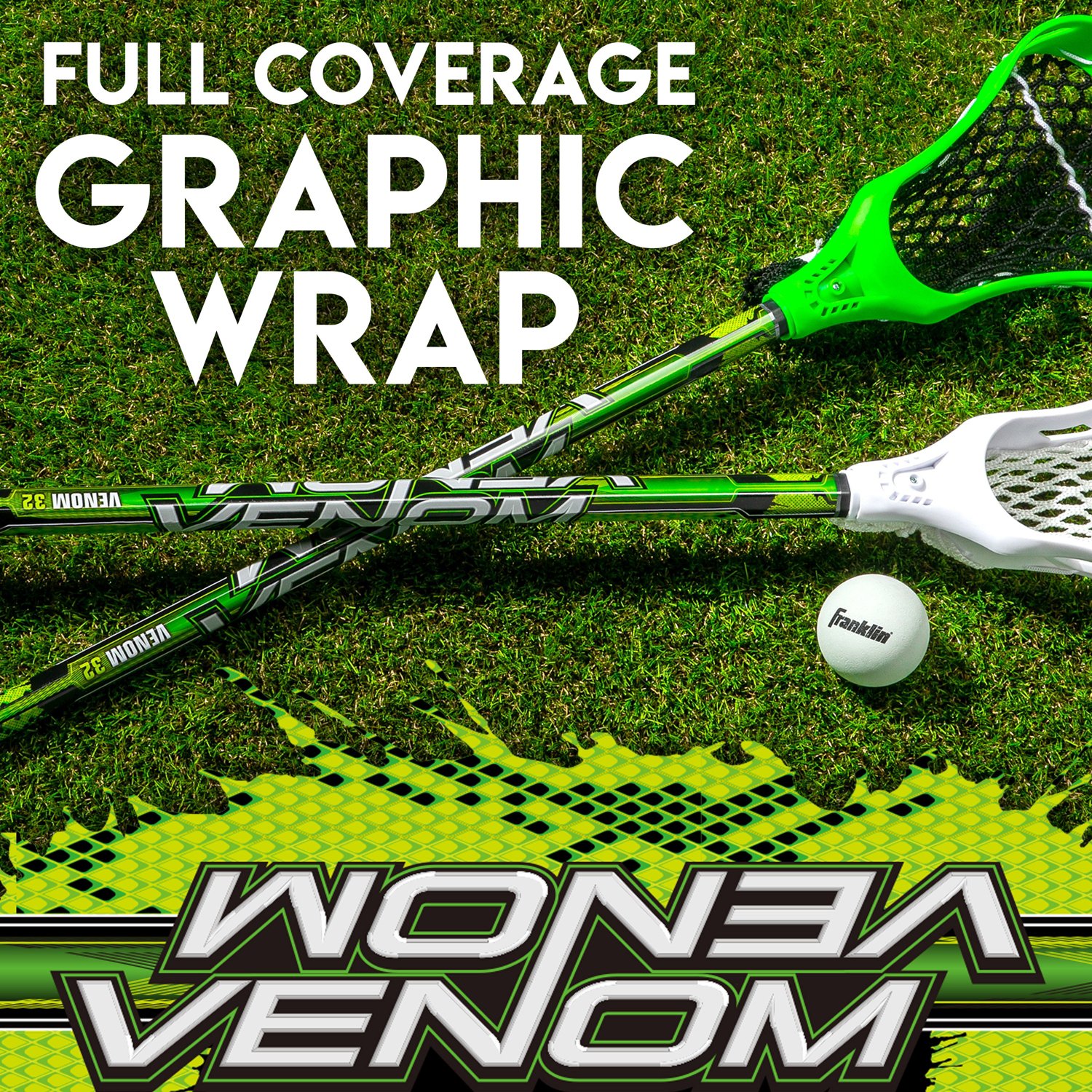 Franklin Sports Kids' Practice Lacrosse Set Academy