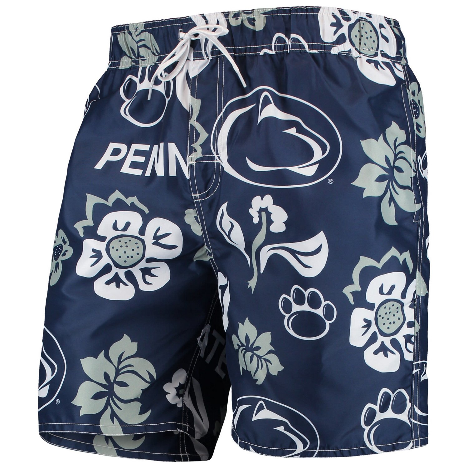 Wes Willy Penn State Nittany Lions Floral Volley Swim Trunks | Academy