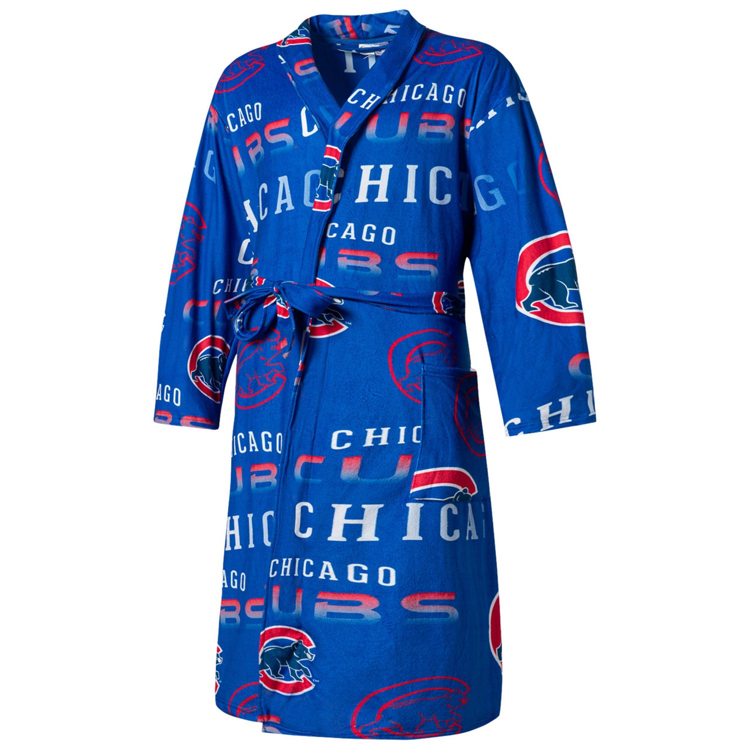 Concepts Sport Chicago Cubs Windfall Microfleece Allover Robe | Academy