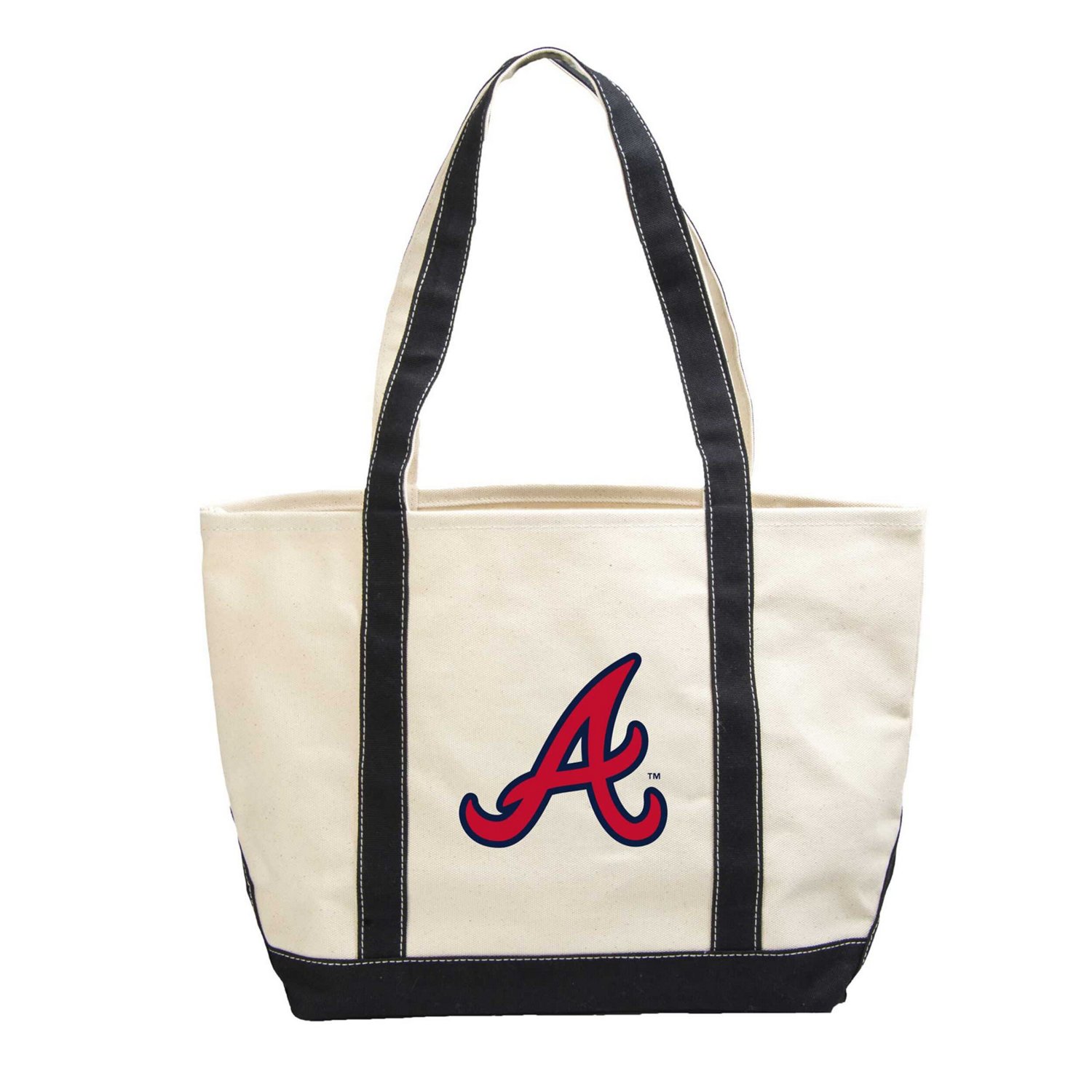 Atlanta Braves Canvas Tote Bag Free Shipping at Academy