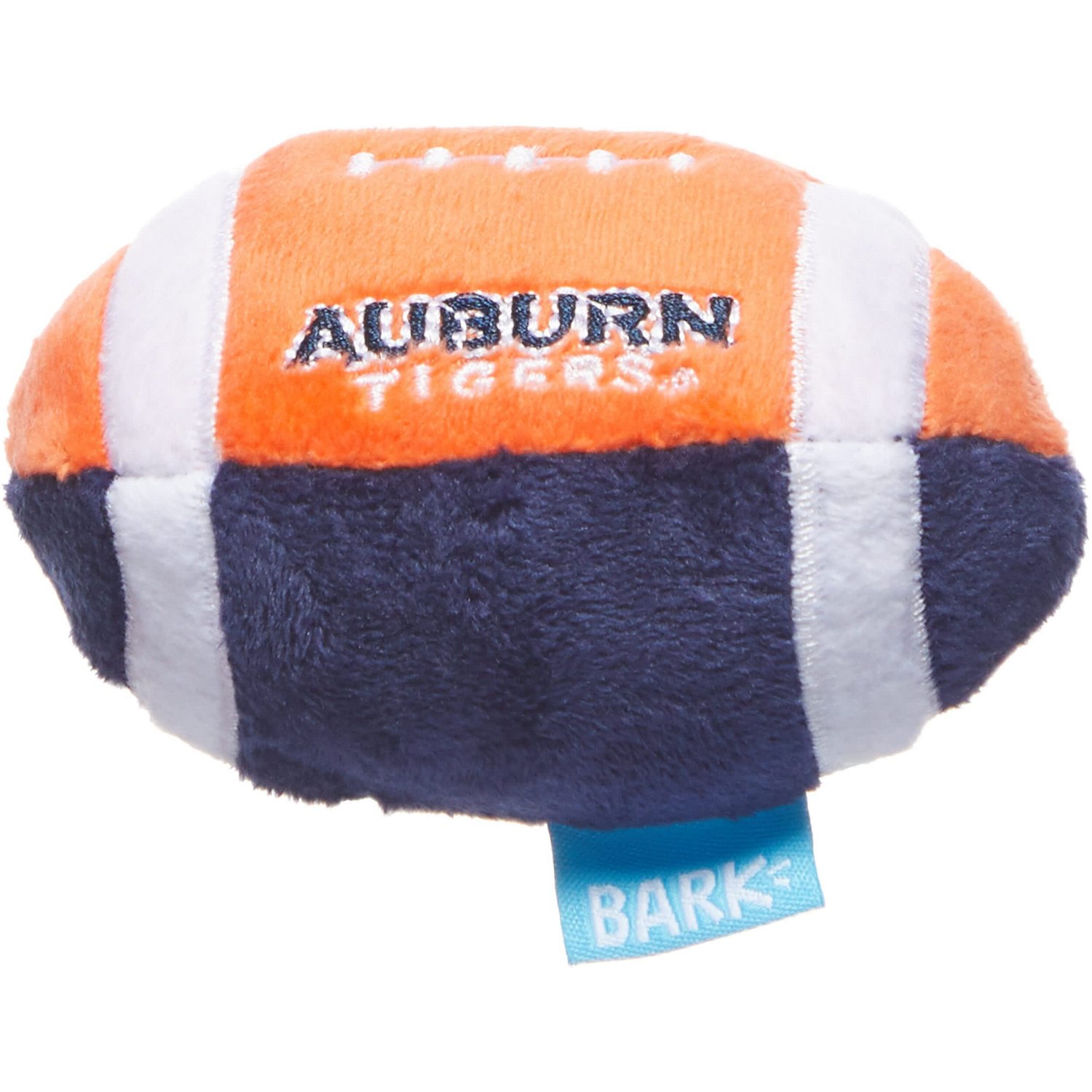 BARK Auburn Tigers Fetchin' Small Football Dog Toy Academy