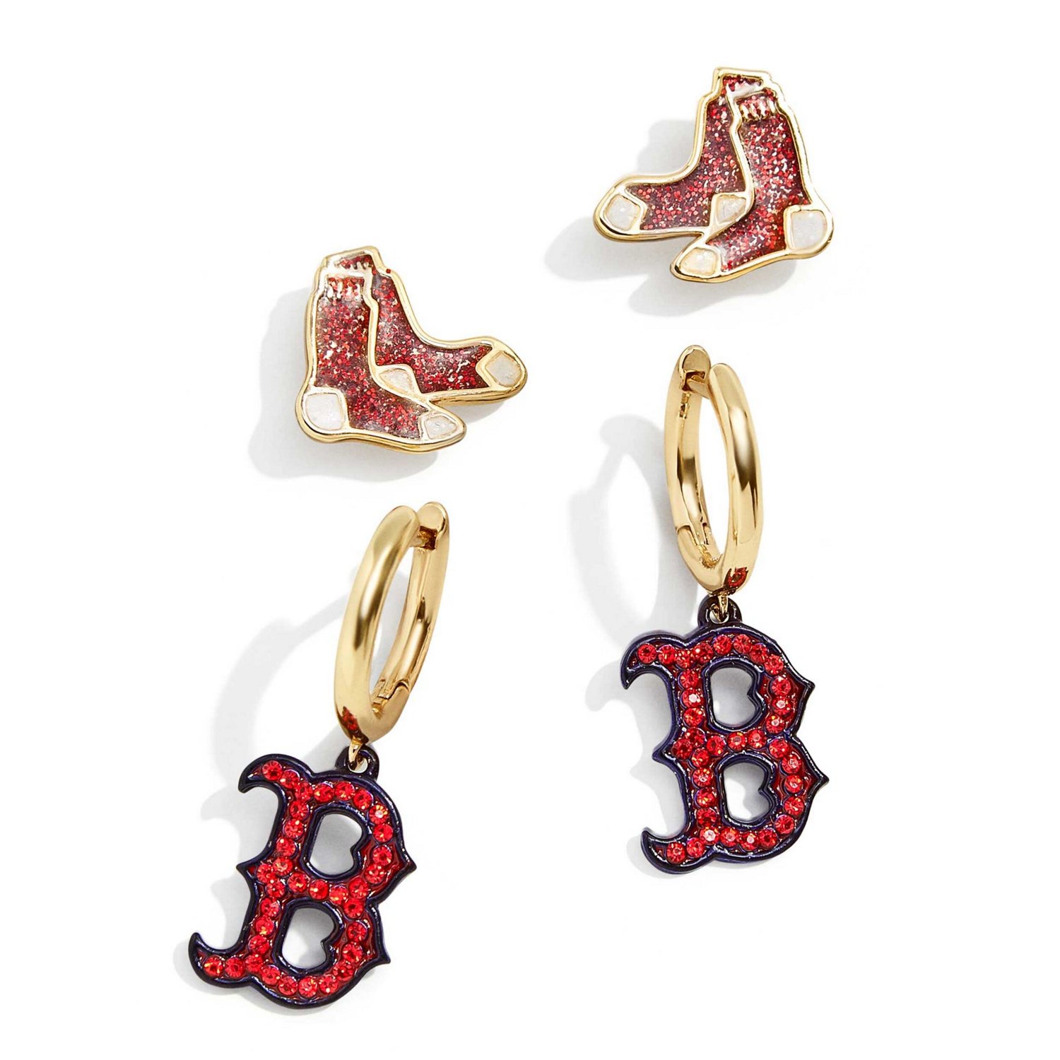 BaubleBar Boston Sox Team Earrings Set Free Shipping at Academy