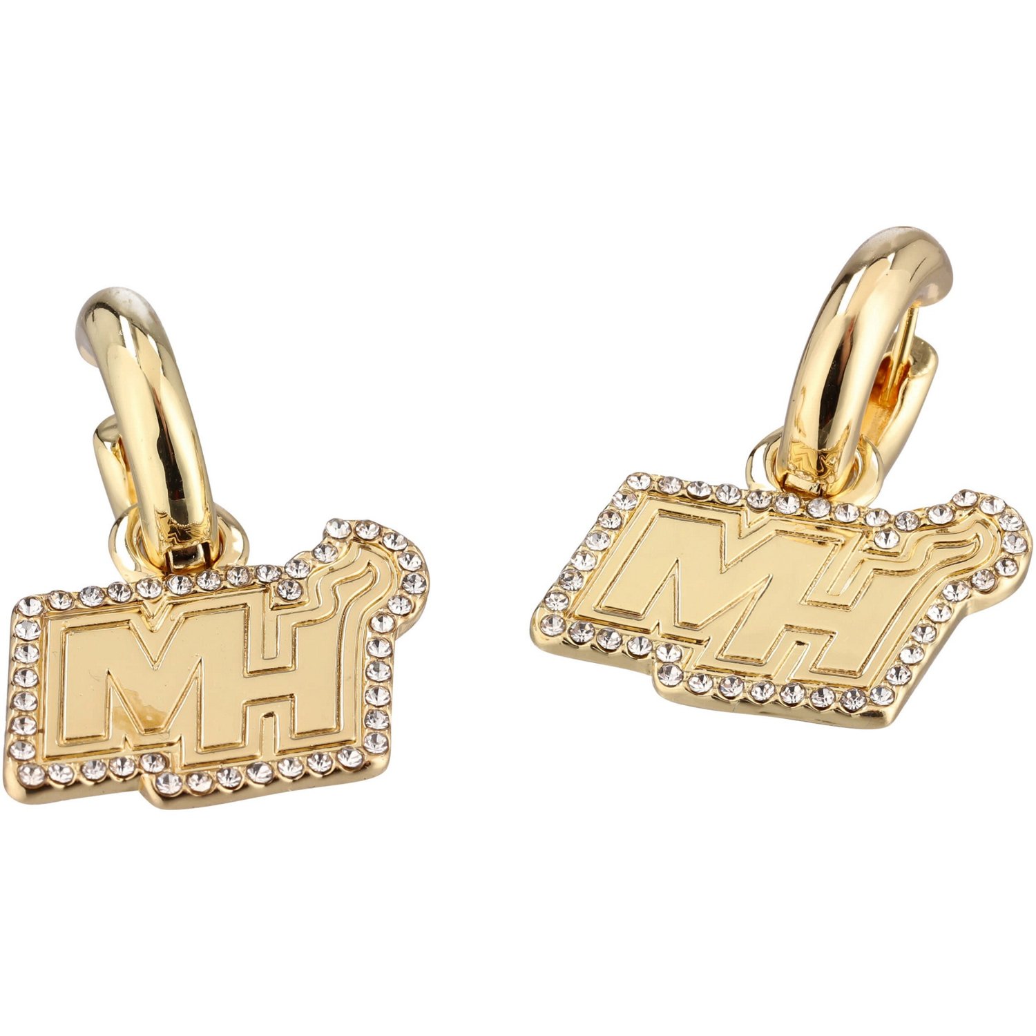 BaubleBar Miami Heat Huggie Earrings Free Shipping at Academy