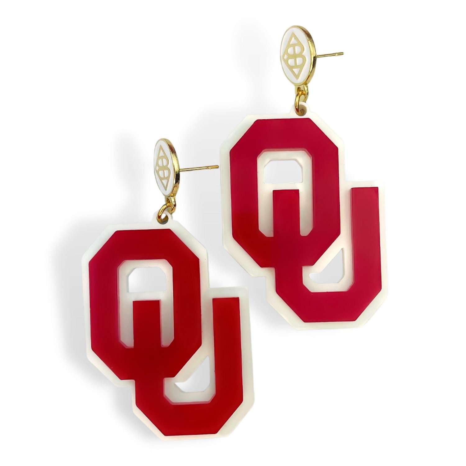 Brianna Cannon Oklahoma Sooners Large Logo Earrings | Academy