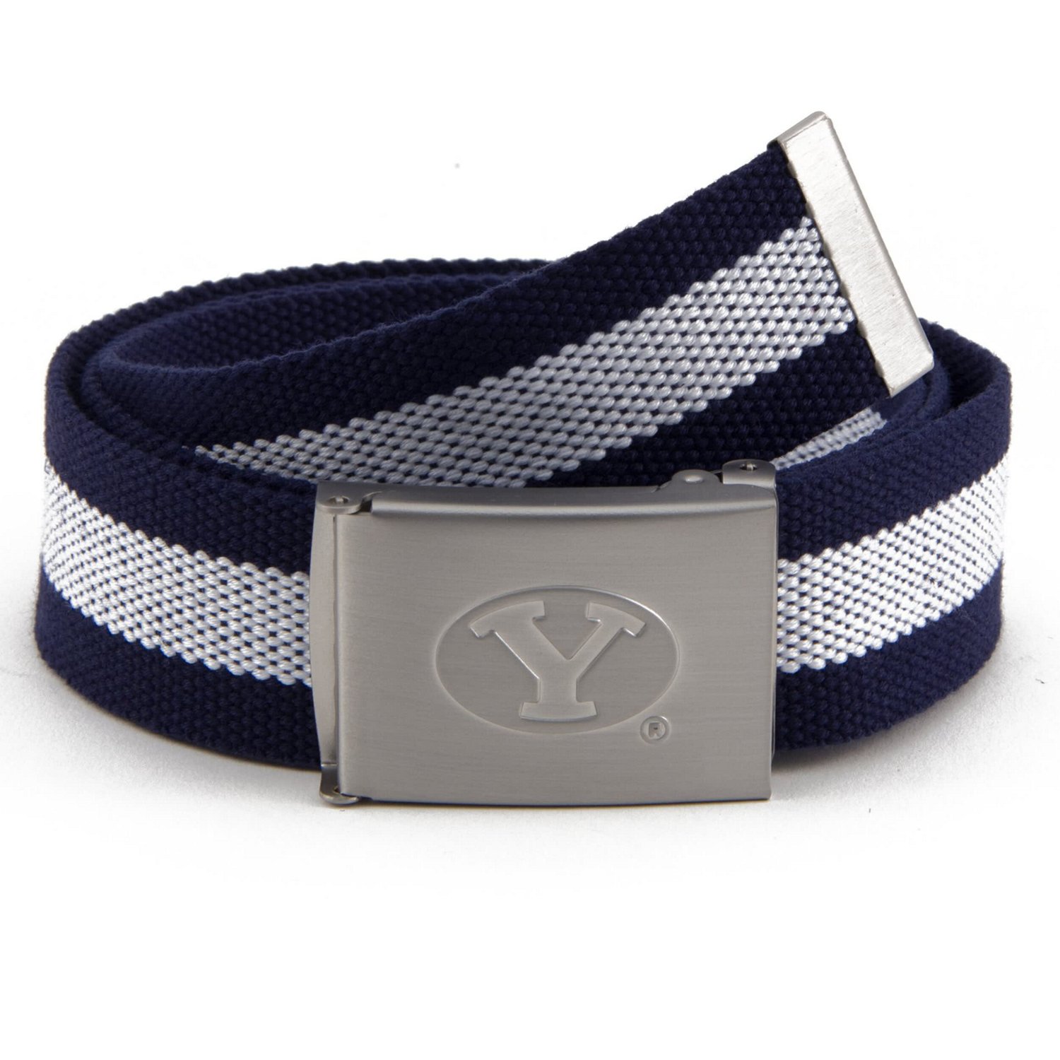 BYU Cougars Fabric Belt Free Shipping at Academy