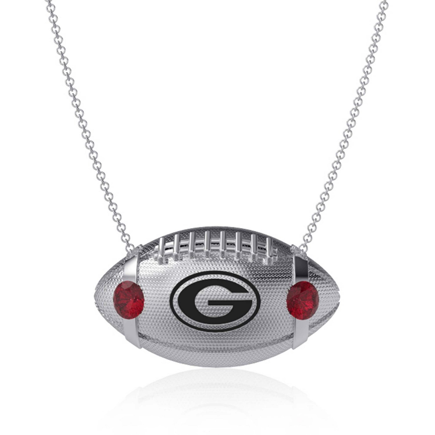 Dayna Designs Bulldogs Football Necklace Academy