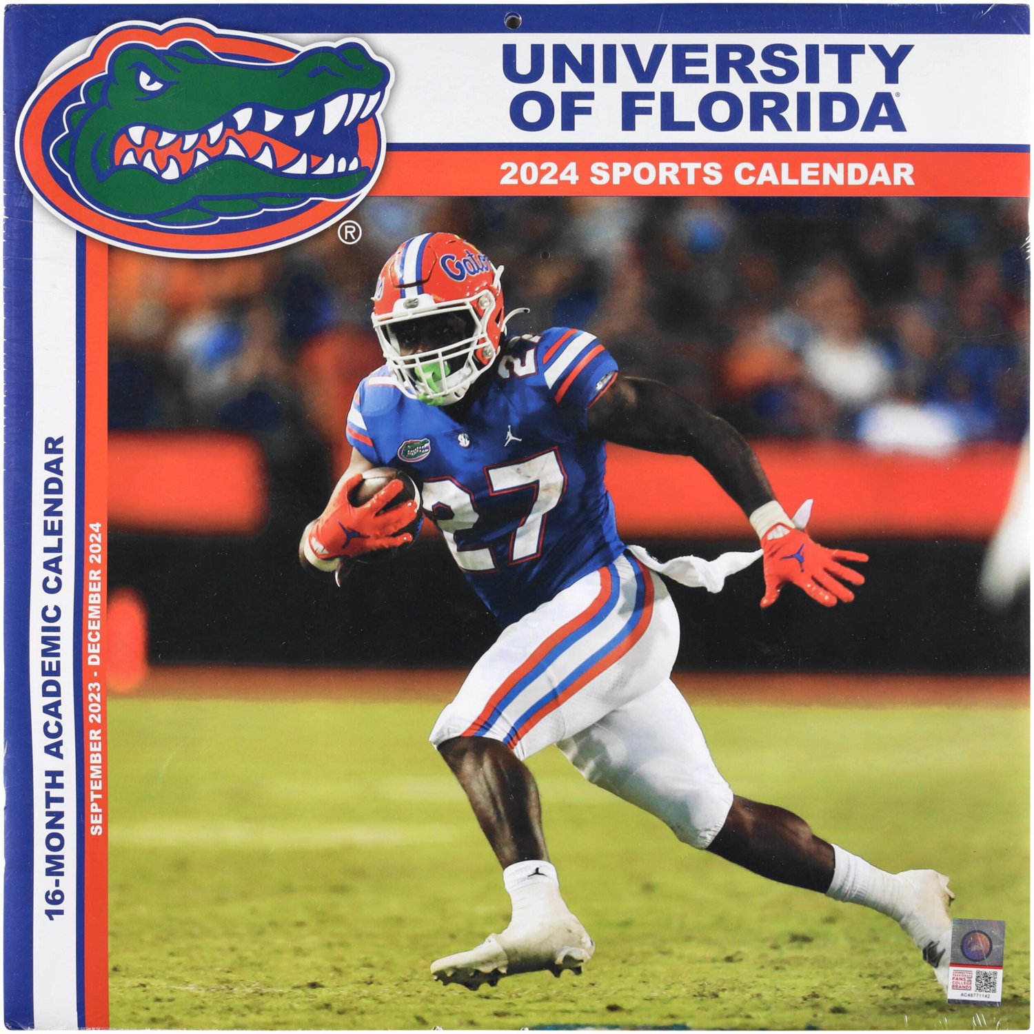 Florida Gators 2024 12'' x 12'' Team Wall Calendar Academy