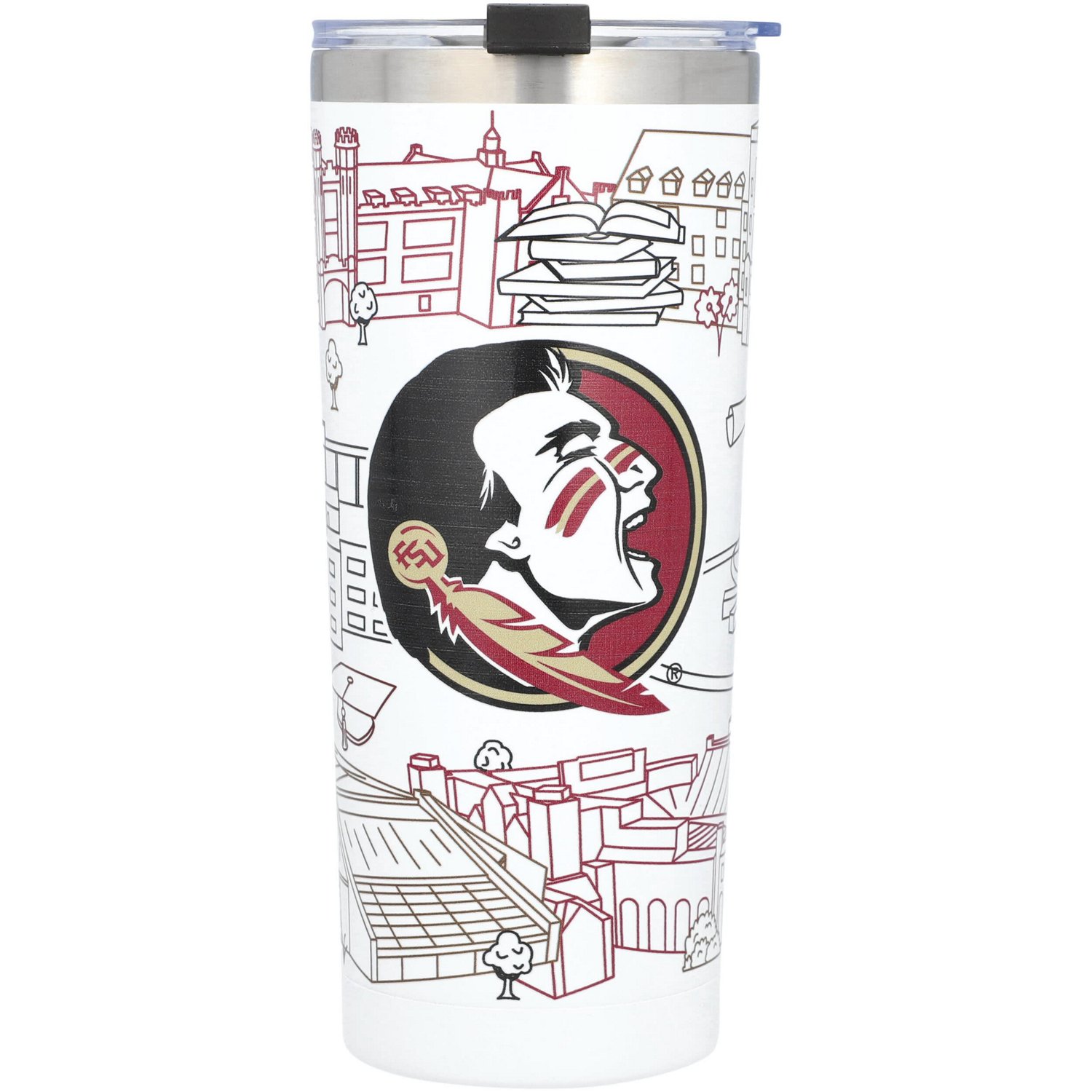Florida State Seminoles 24oz Campus Tumbler Academy