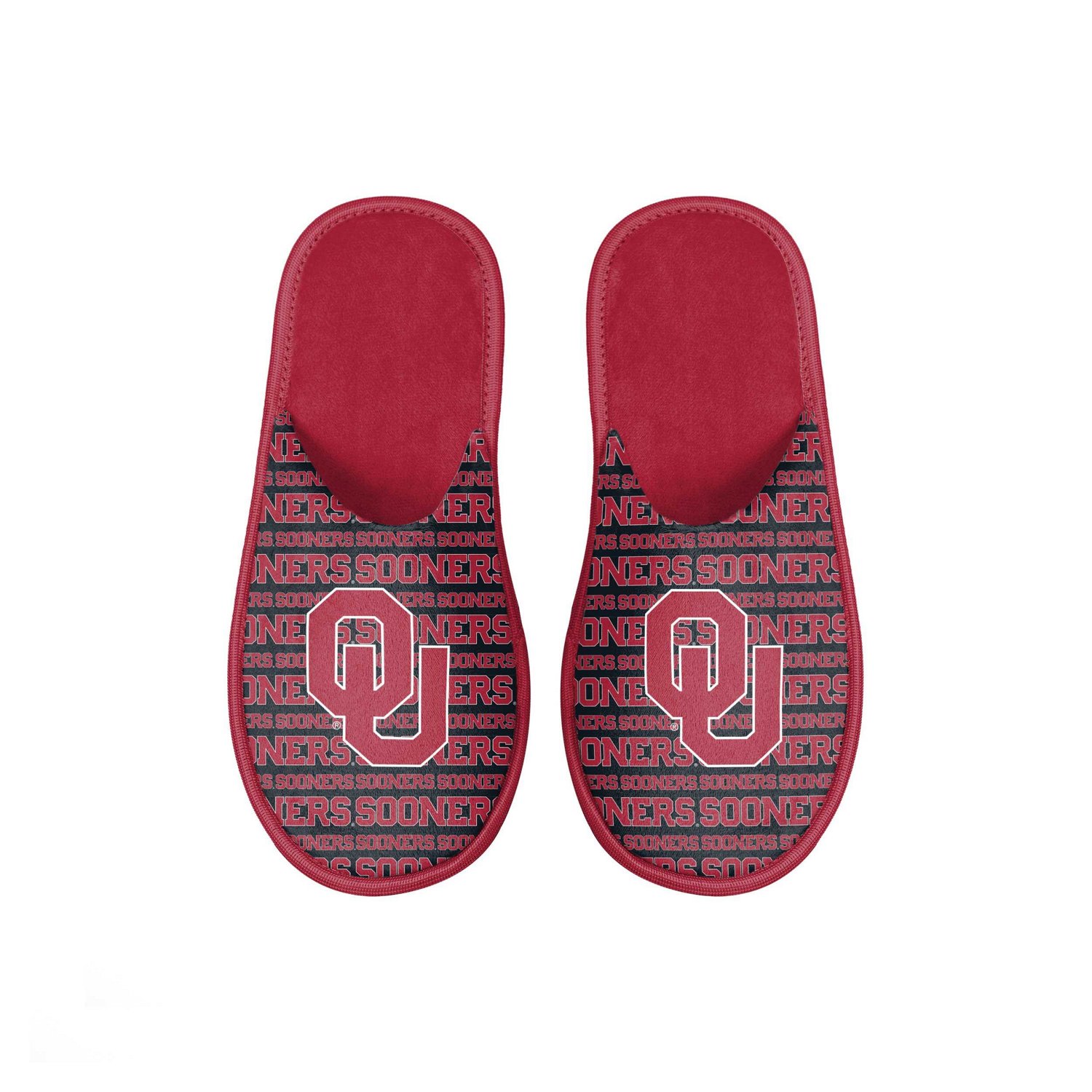 FOCO Oklahoma Sooners Scuff Wordmark Slide Slippers | Academy