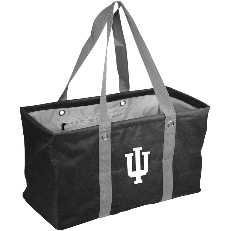 Logo Brands Indiana University Stadium Clear Tote Bag Red NCAA
