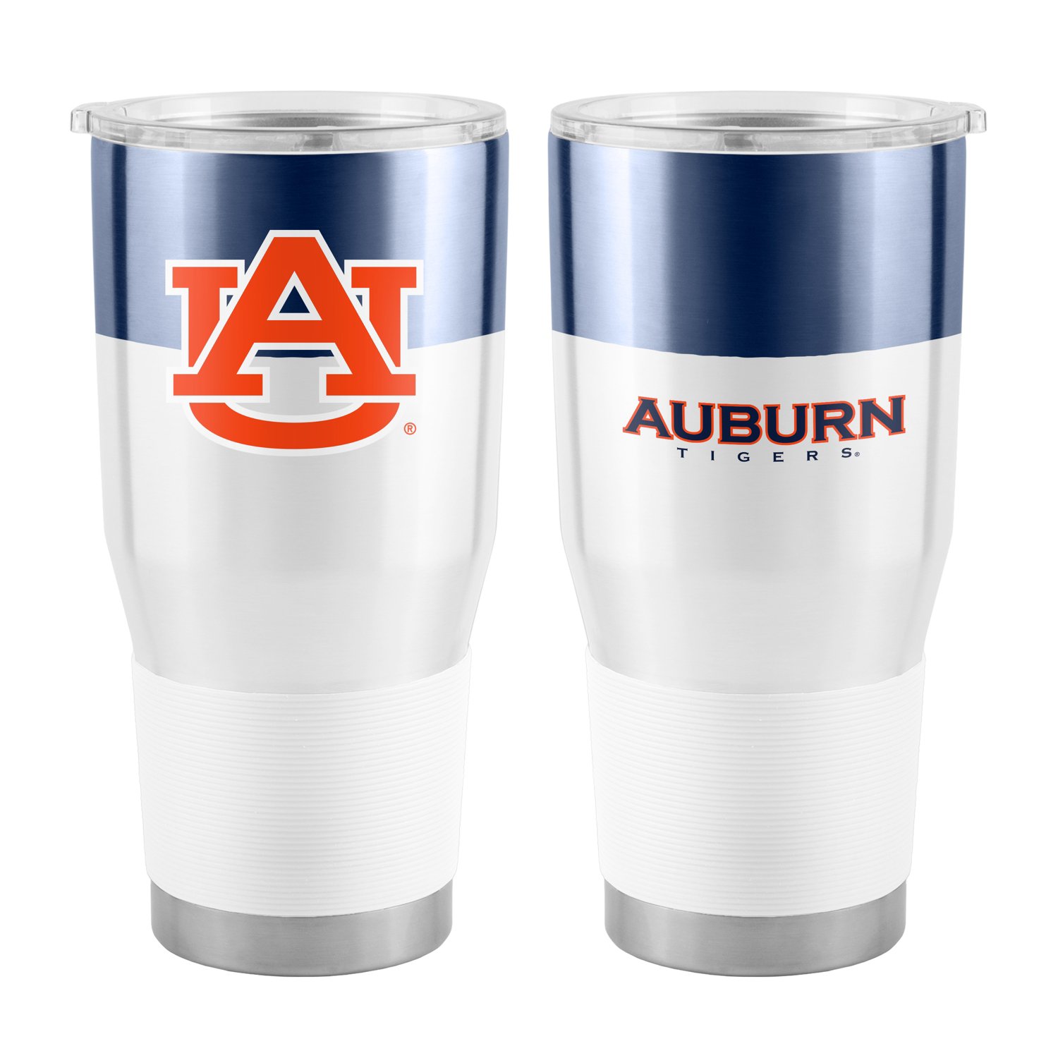 Logo Brands Auburn University 30 oz Colorblock Stainless Tumbler Academy