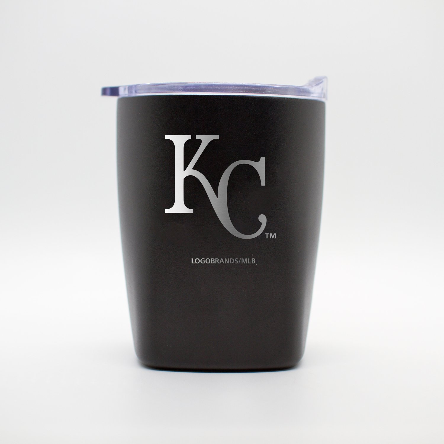 Logo Brands Kansas City Royals 10 oz Etch Powder Coat Rocks Tumbler Academy