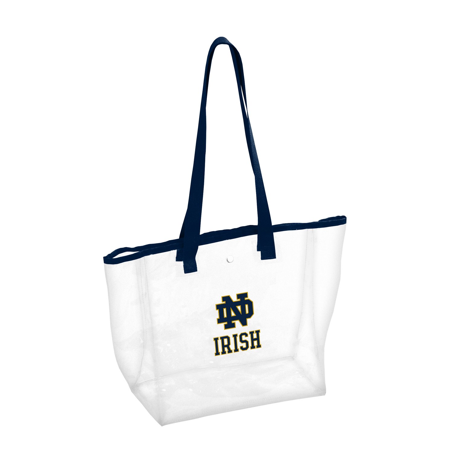 Logo Brands University of Notre Dame Stadium Clear Tote Bag Academy