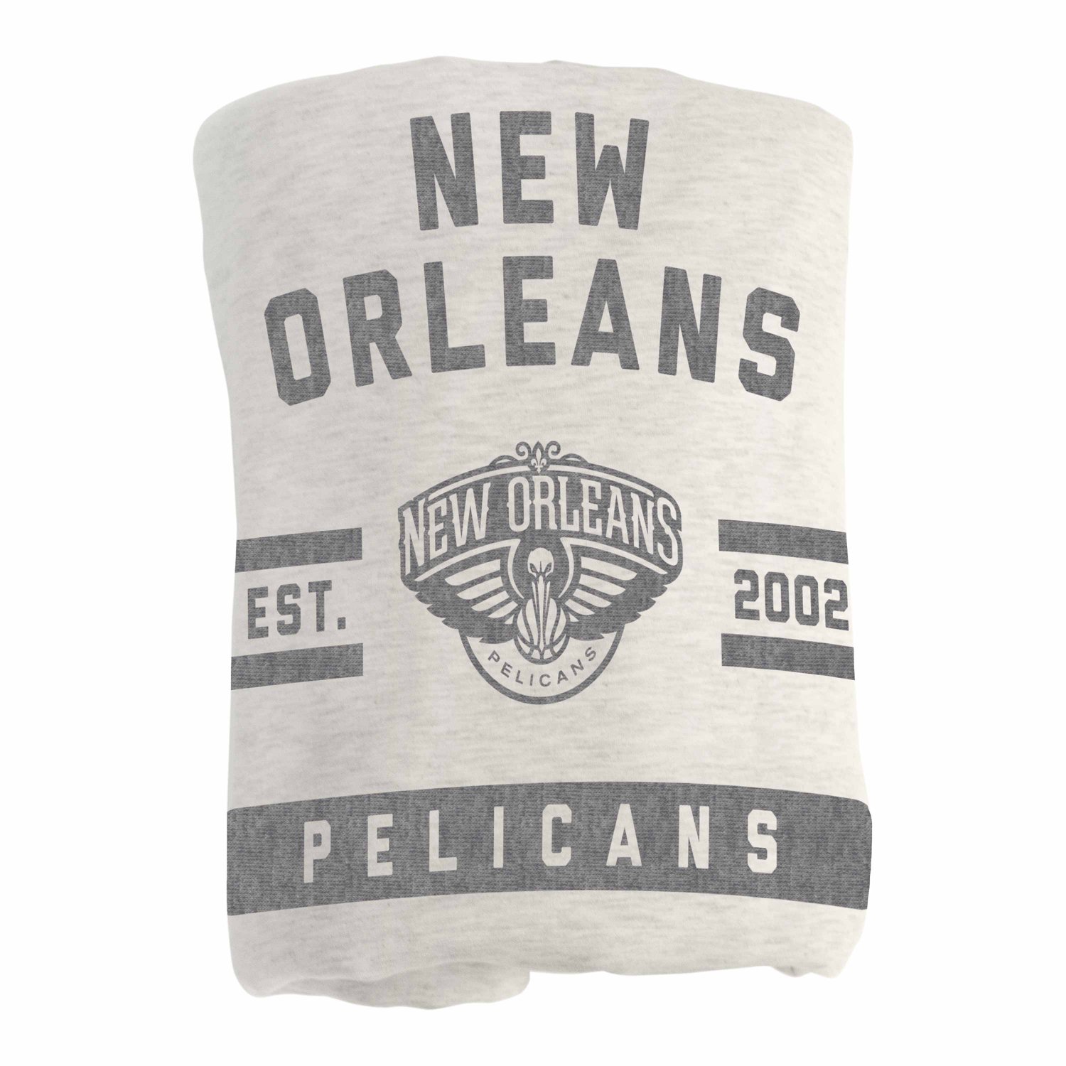 Logo New Orleans Pelicans Sublimated Sweatshirt Blanket Academy
