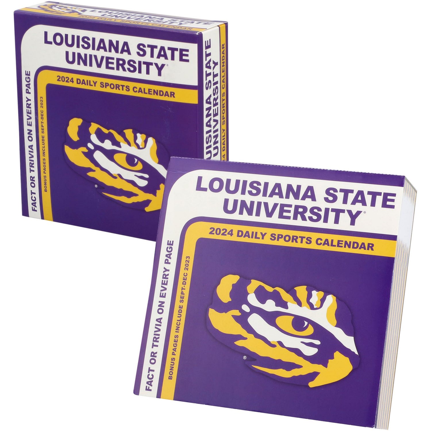 LSU Tigers 2024 Box Calendar Academy