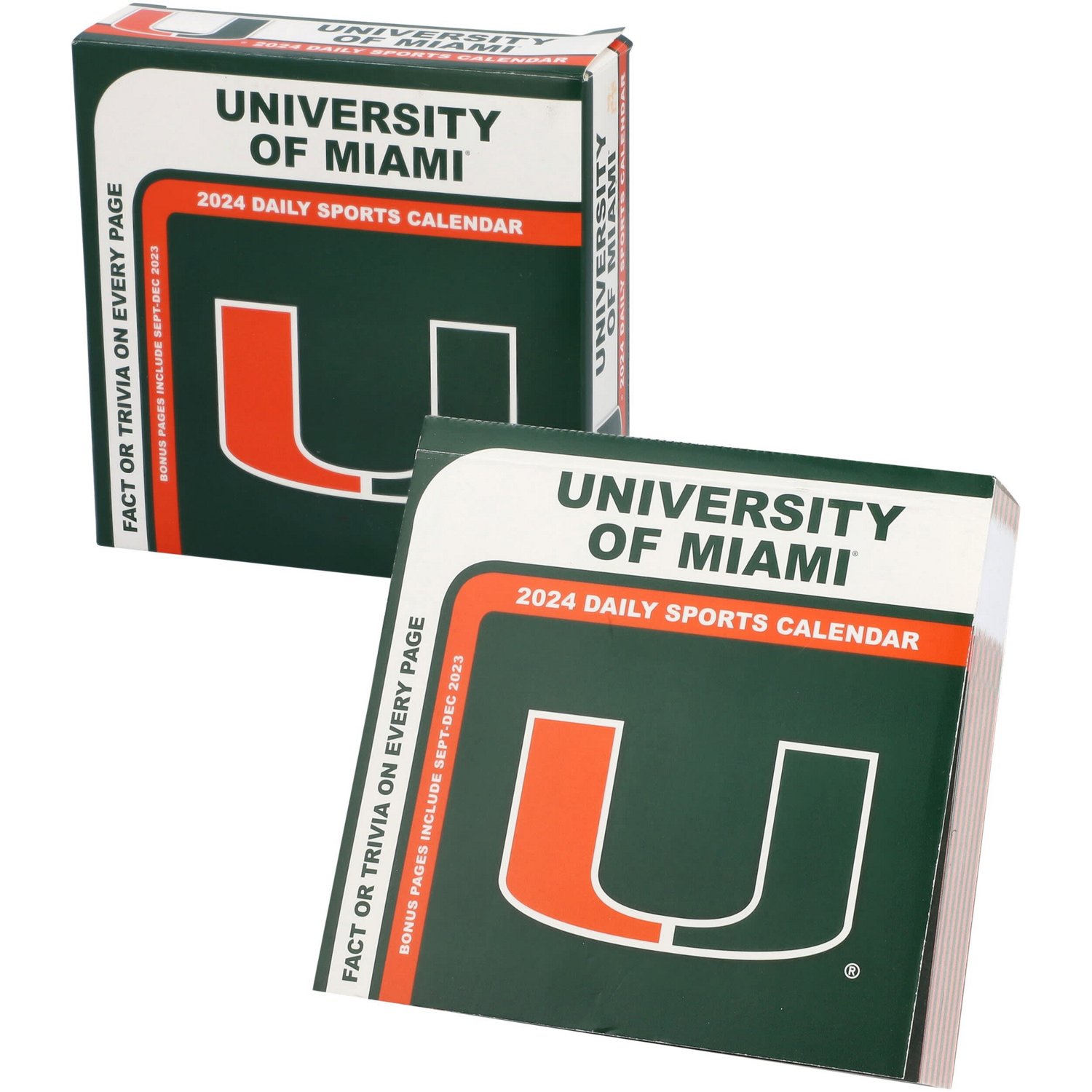 Miami Hurricanes 2024 Box Calendar Academy