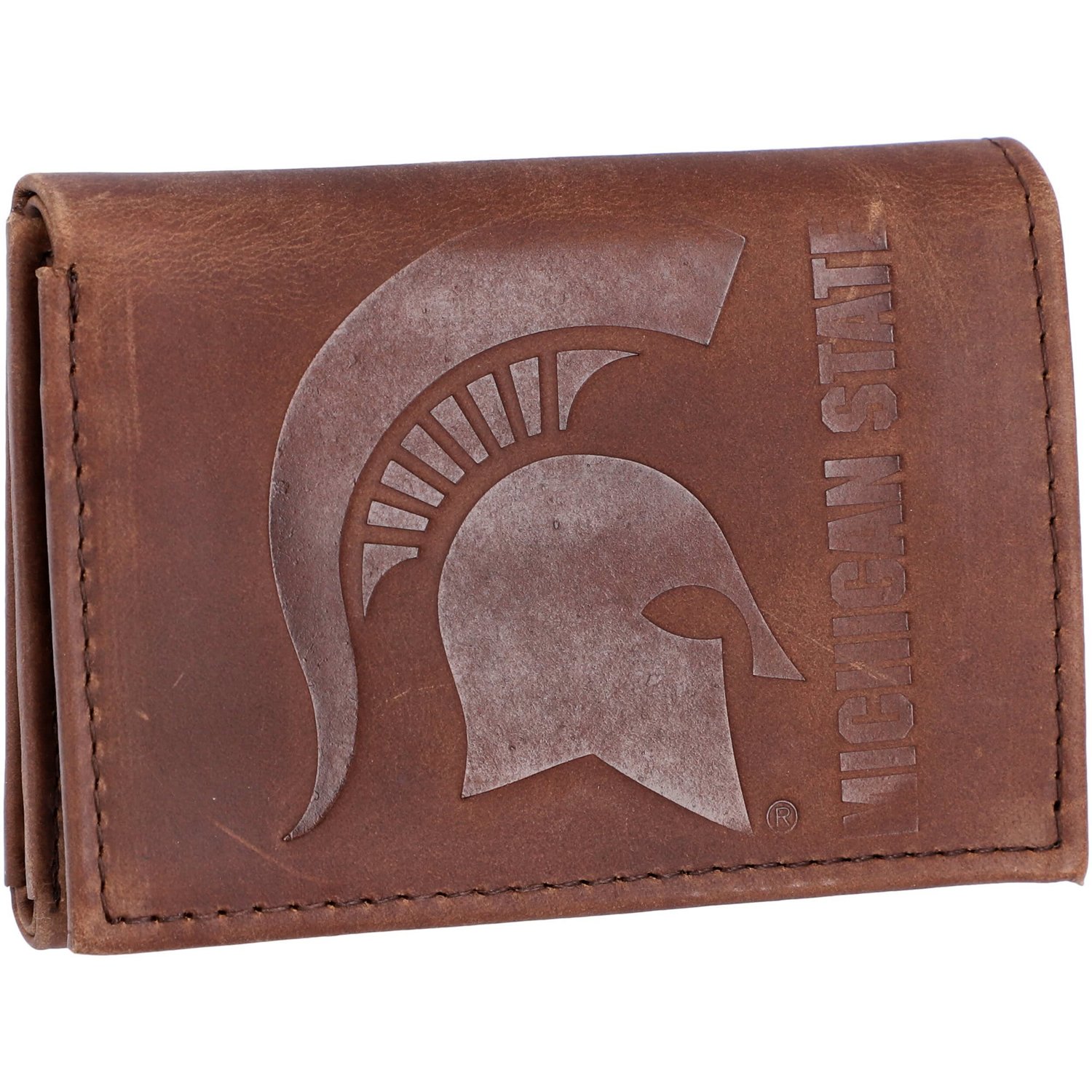 Michigan State Spartans Leather Team TriFold Wallet Academy