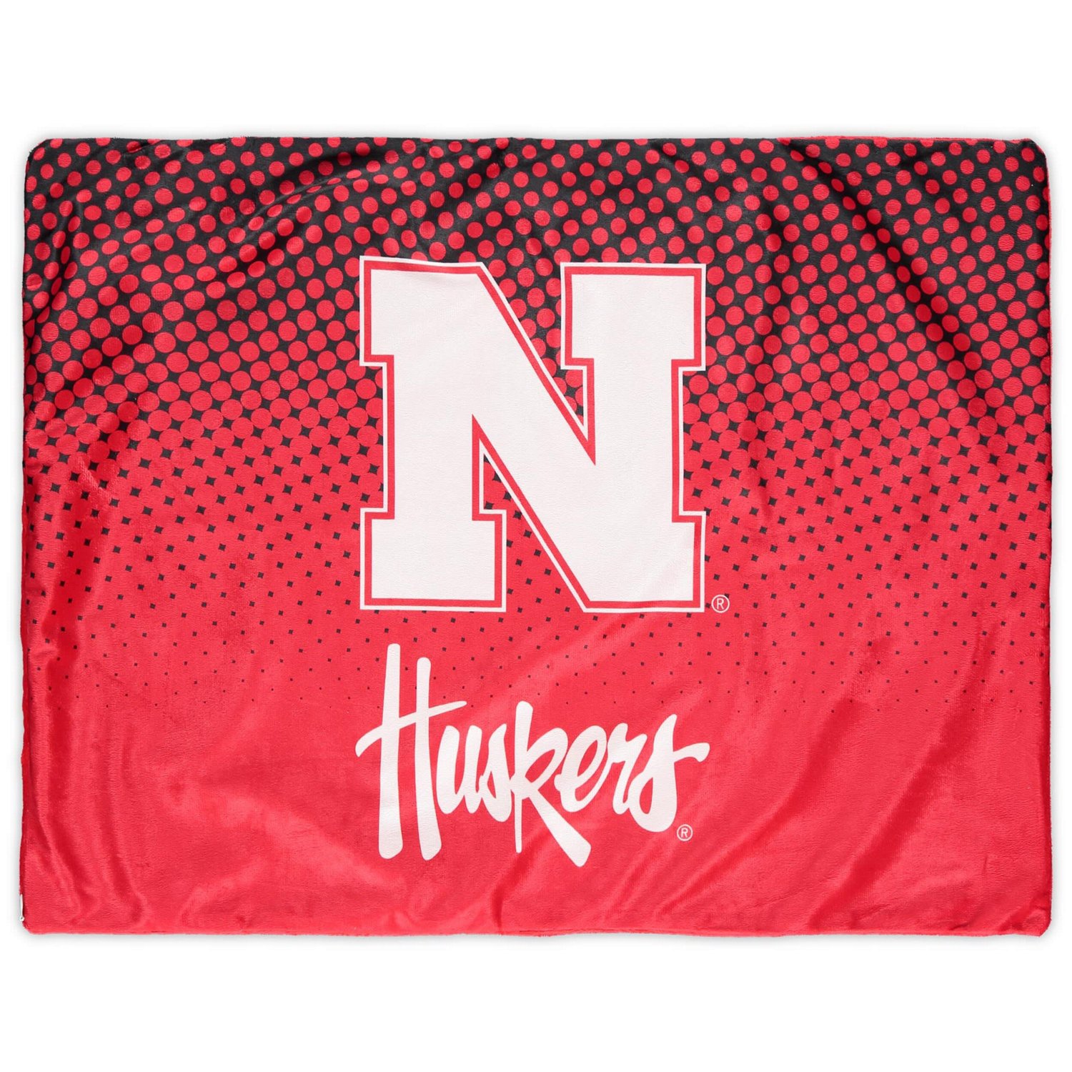 Nebraska Huskers Two-Pack Plush Dot Pillow Protectors | Academy