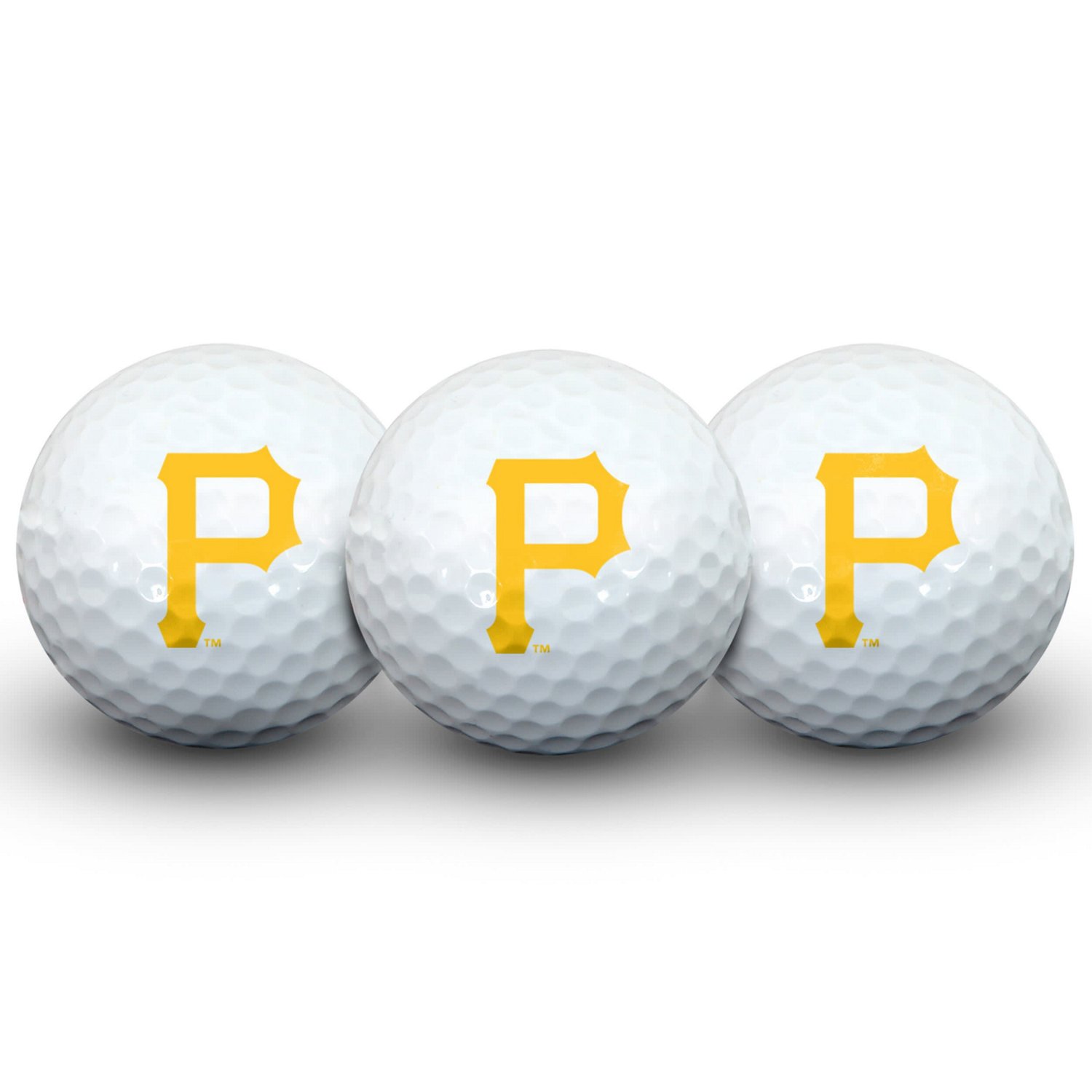 Pittsburgh Pirates Pack of 3 Golf Balls Academy