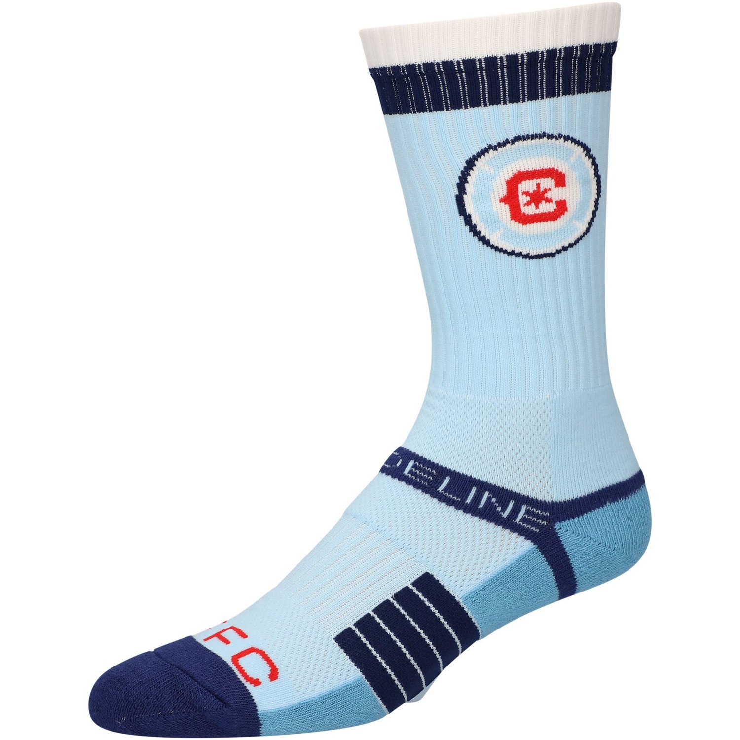 Strideline Chicago Fire Premium 3-Pack Knit Crew Socks Set | Academy