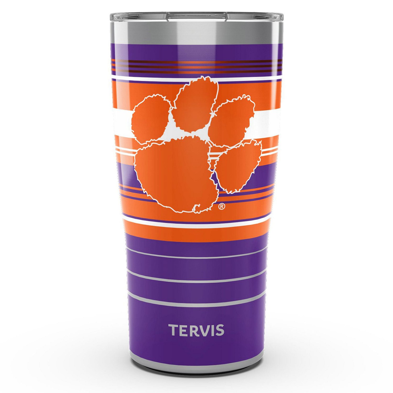 Tervis Clemson Tigers 20oz Hype Stripe Stainless Steel Tumbler | Academy