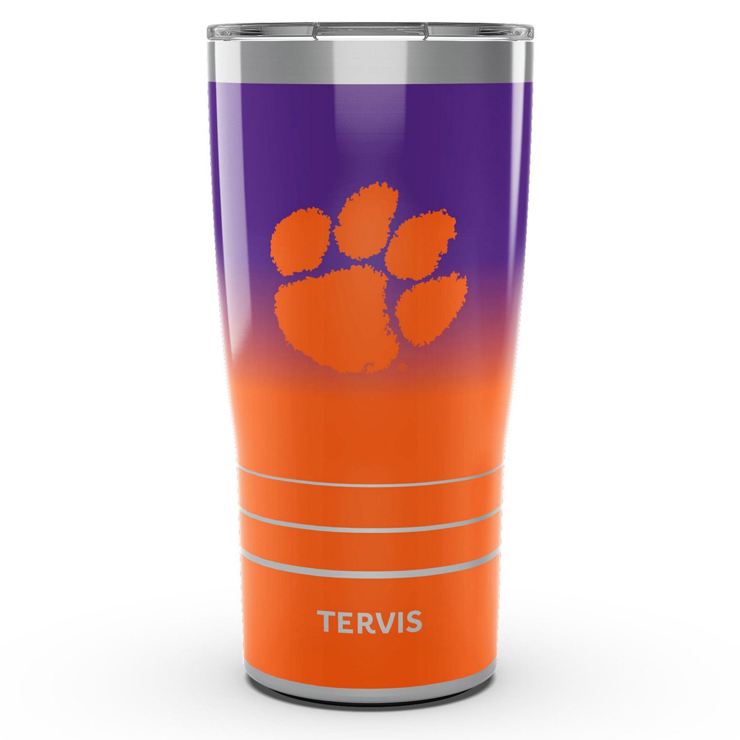 Tervis Clemson Tigers 20oz Ombre Stainless Steel Tumbler Academy 