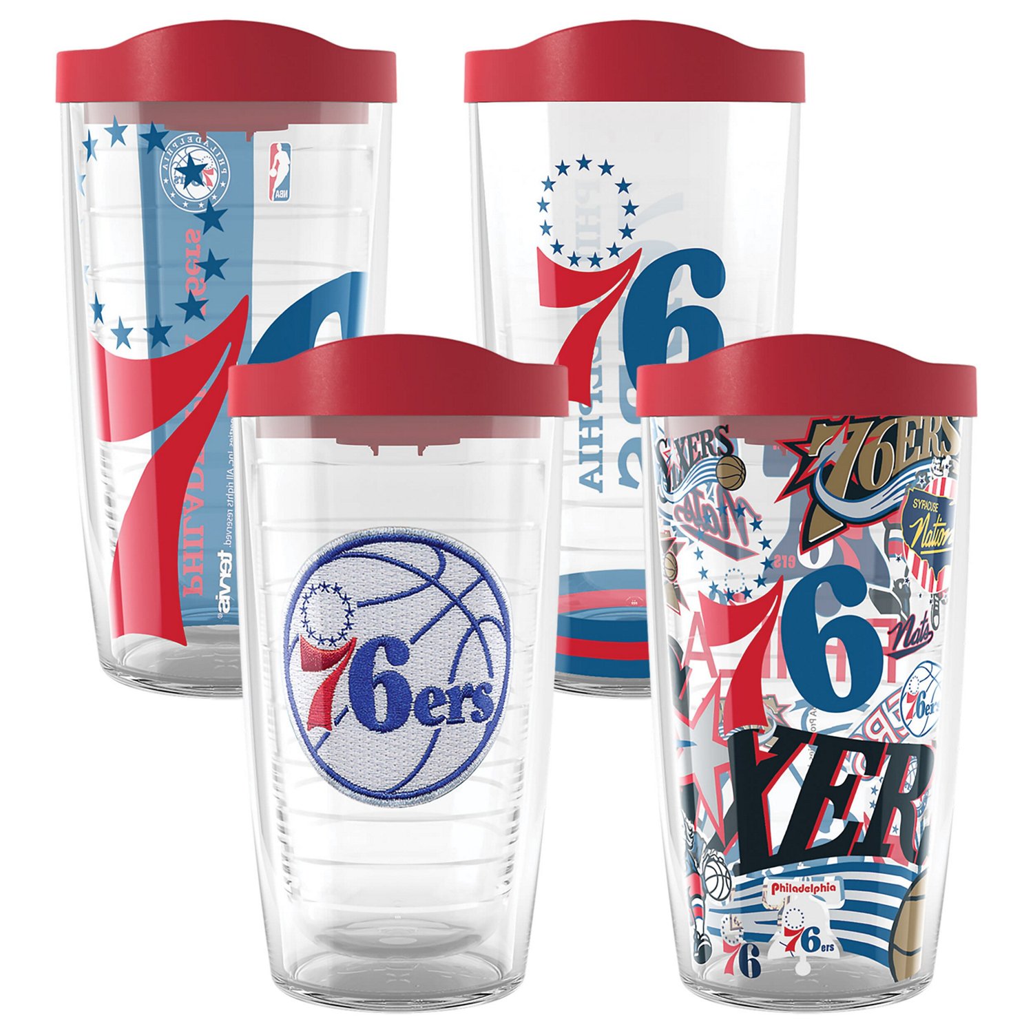 Tervis Philadelphia 76ers Four-Pack 16oz Classic Tumbler Set | Academy