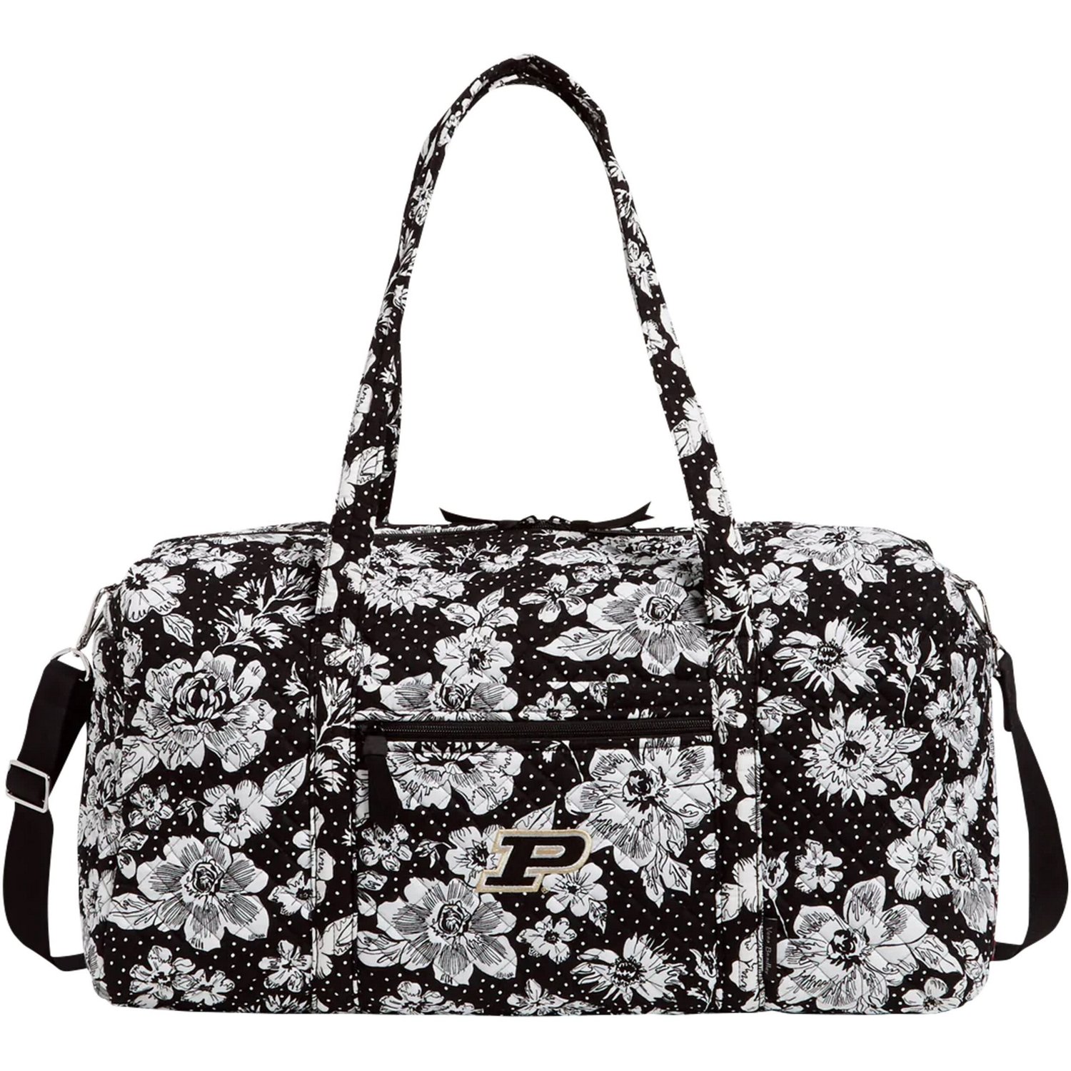 Vera Bradley Purdue Boilermakers Rain Garden Large Travel Duffel Bag ...