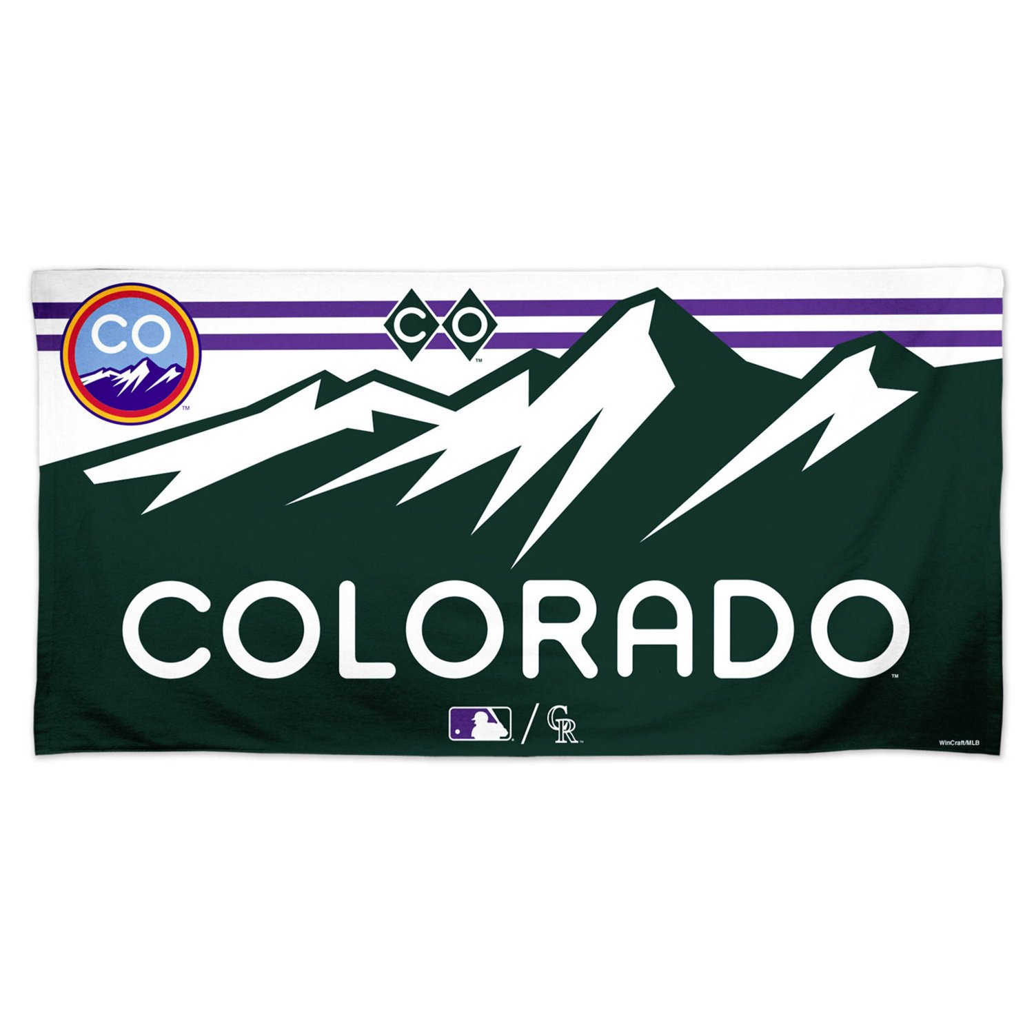 WinCraft Colorado Rockies 30'' x 60'' City Connect Spectra Beach Towel ...