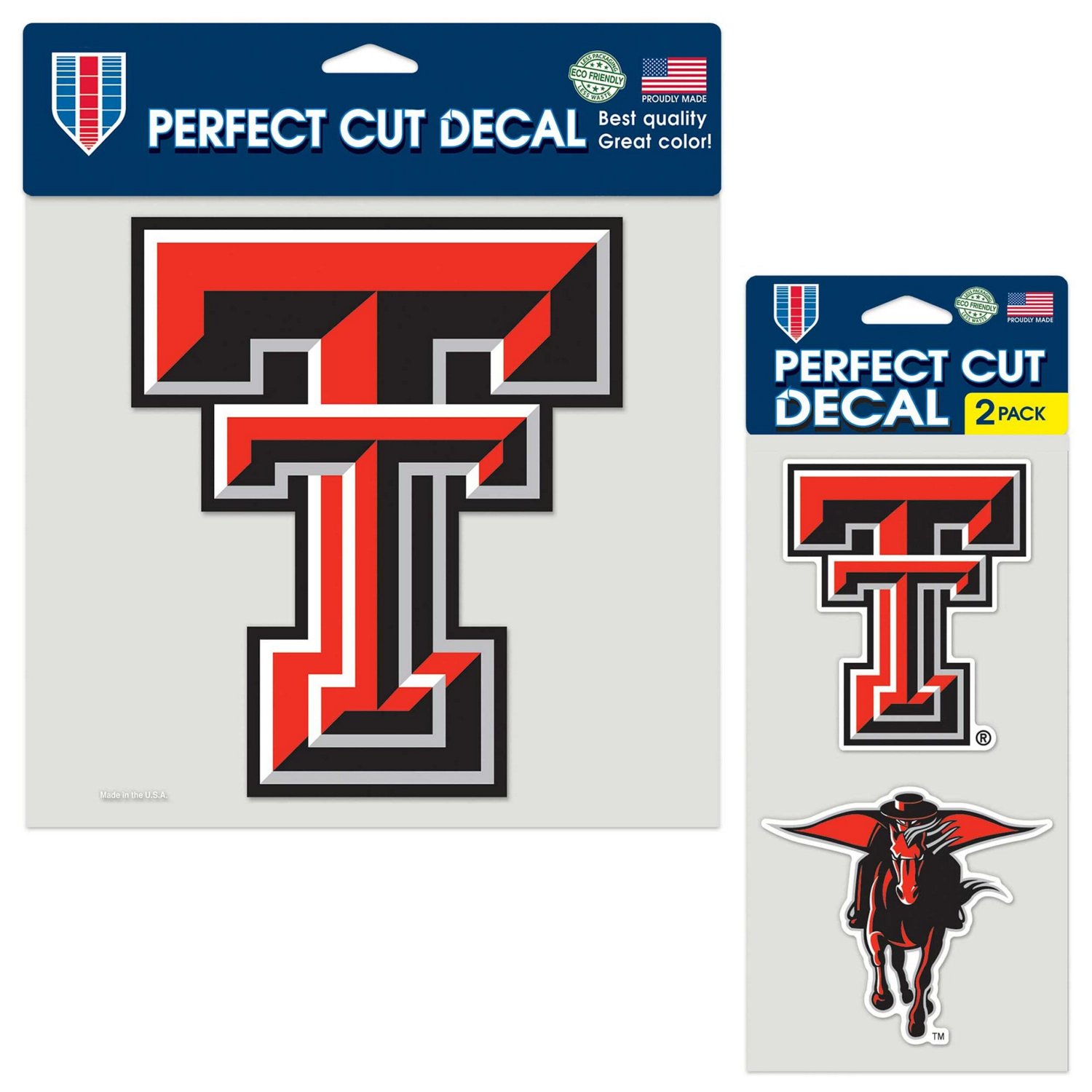 WinCraft Texas Tech Raiders Three-Pack Perfect Cut Decal Sheet | Academy