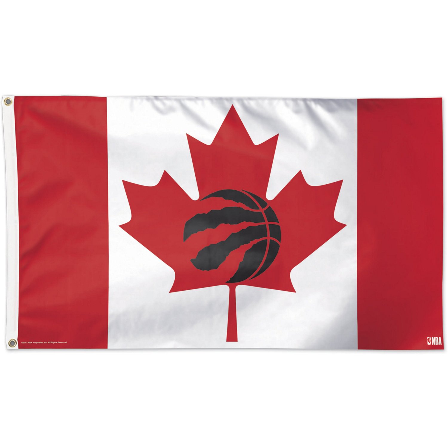 WinCraft Toronto Raptors Single-Sided 3' x 5' Deluxe Team Logo Flag ...