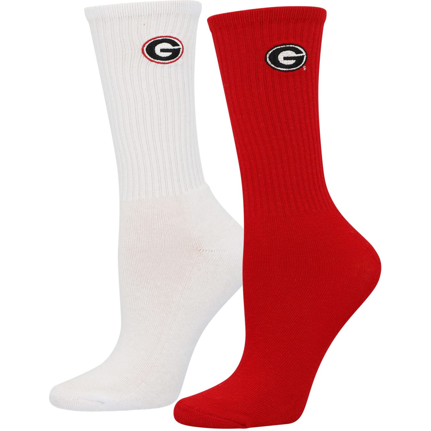 ZooZatz /White Bulldogs 2Pack QuarterLength Socks Academy