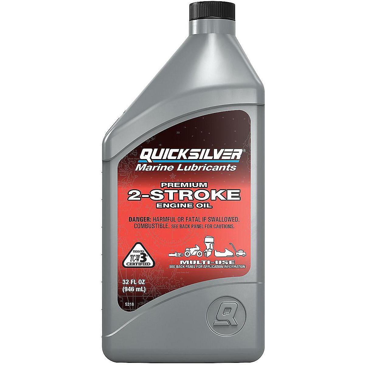 Quicksilver 1 qt. Premium 2Cycle Outboard Oil Academy