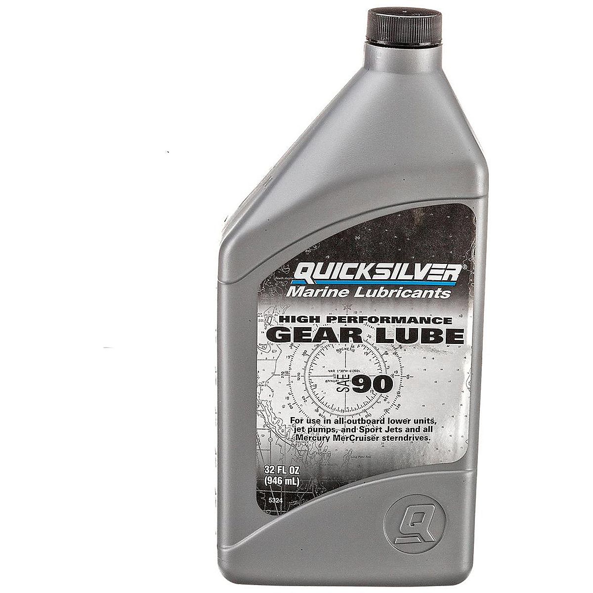 Quicksilver 1 qt High Performance SAE90 Gear Lube