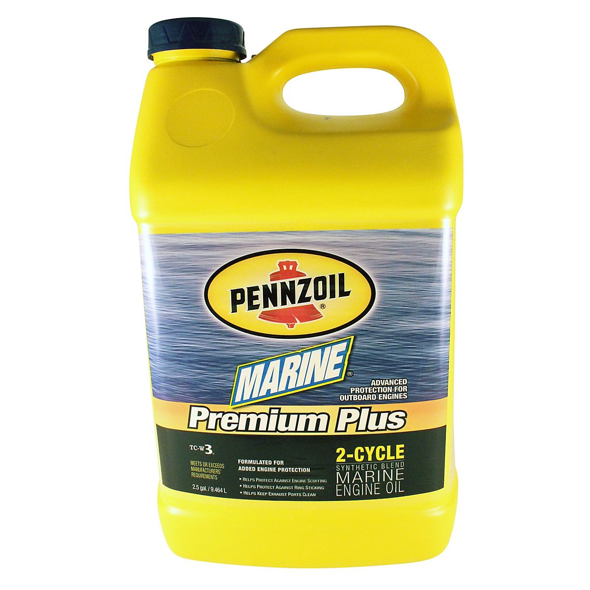 Pennzoil Marine Premium Plus 2.5Gallon Synthetic Blend 2Cycle Engine Oil Academy
