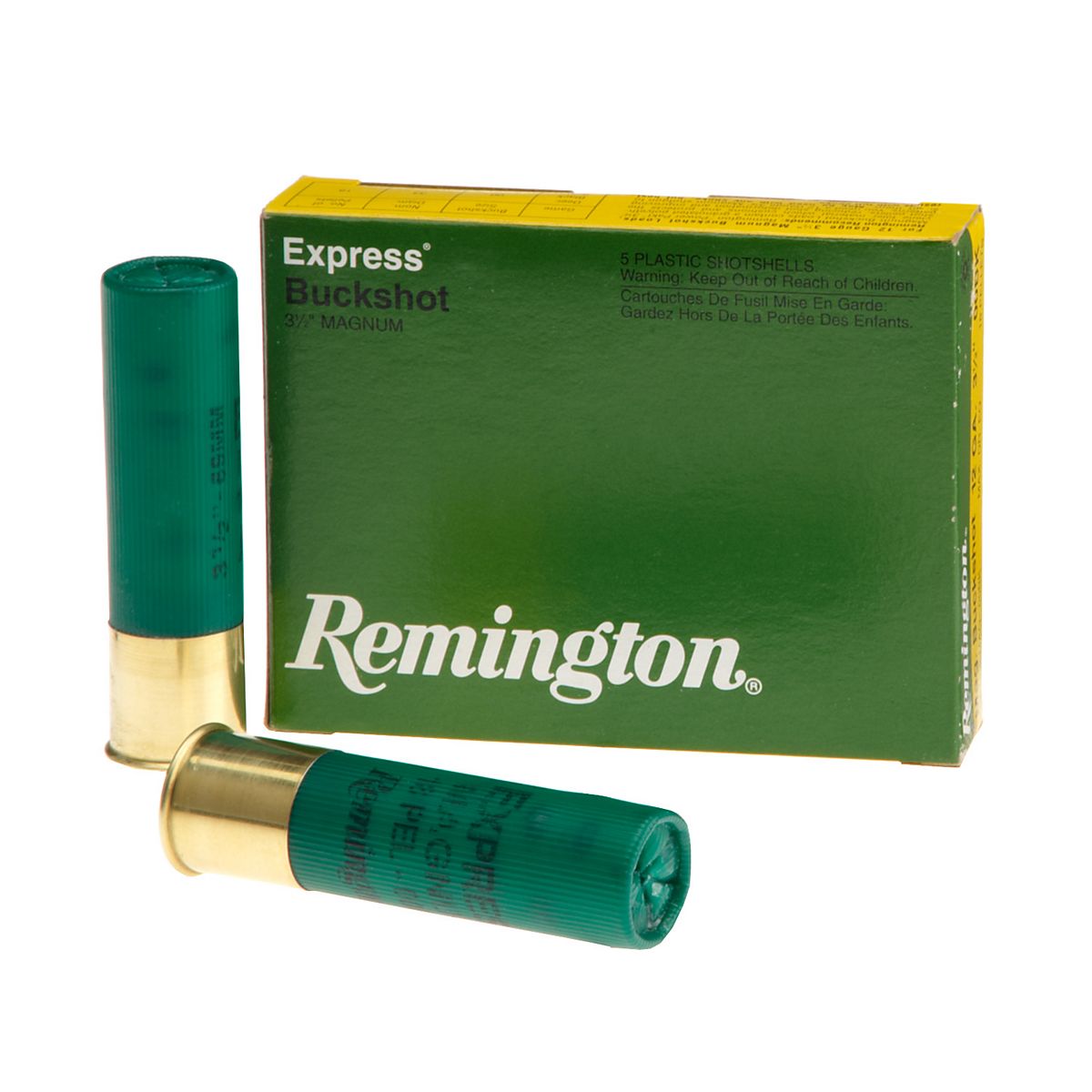 Remington Express Magnum 12 Gauge Buckshot - 5 Rounds | Academy