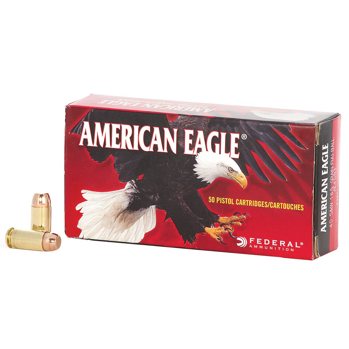 Federal Premium American Eagle Full Metal Jacket .40 S&W 165-Grain 