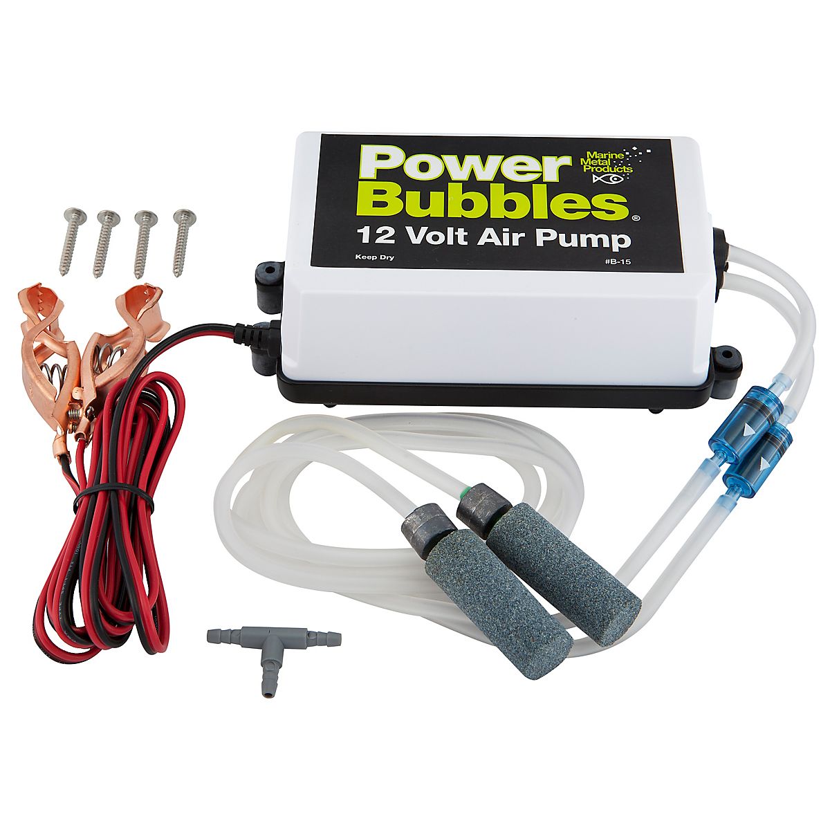 Marine Metal Products Power Bubbles™ 12 VDC Air Pump Academy