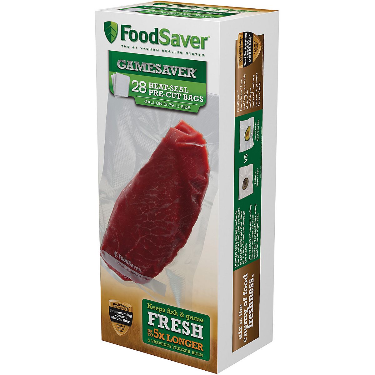 FoodSaver and GameSaver vacuum sealing systems for fish and game