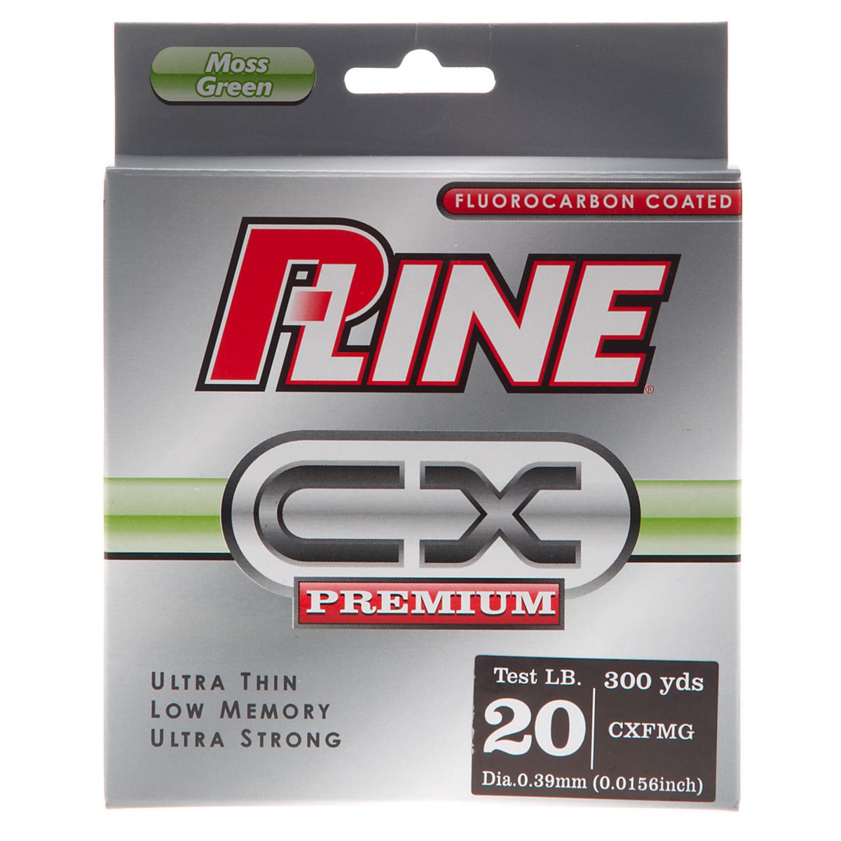 PLine CX Premium 20 lb 300 yards Fluorocarbon Fishing Line Academy