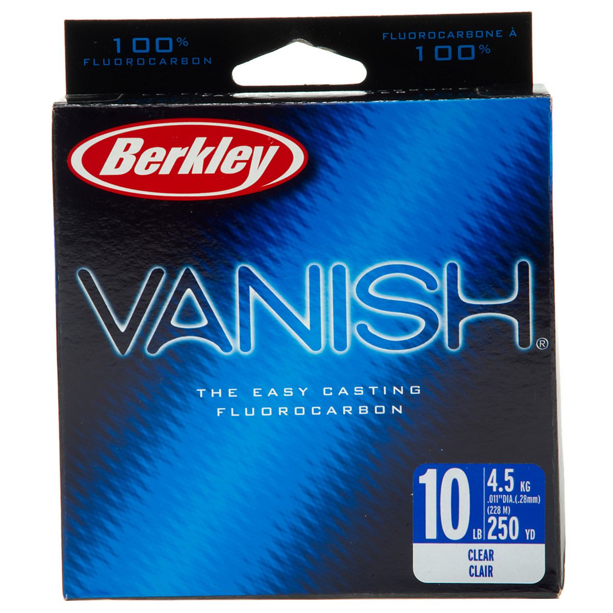 Berkley Vanish 10lb 250 yards Fluorocarbon Fishing Line Academy