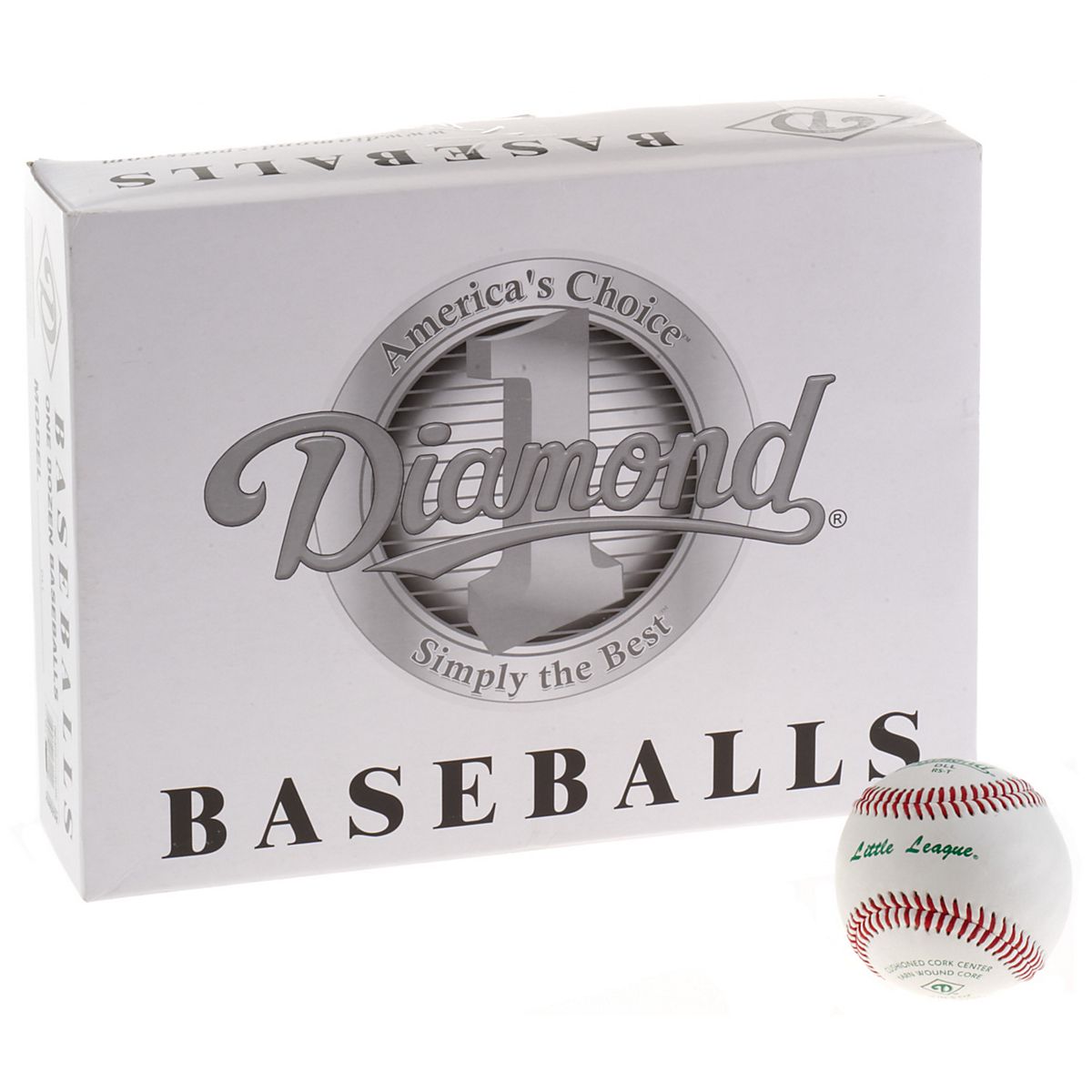 Diamond DLL Tournament Grade Little League Baseballs 12Pack Academy