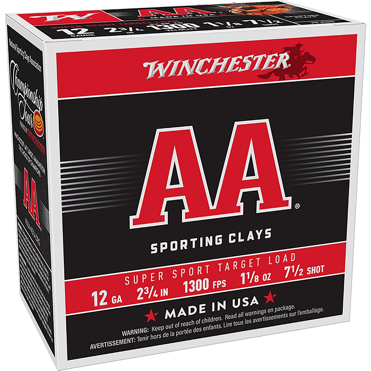 Winchester AA Super Sport Target Load 12 Gauge 7.5 Shot Shotshells