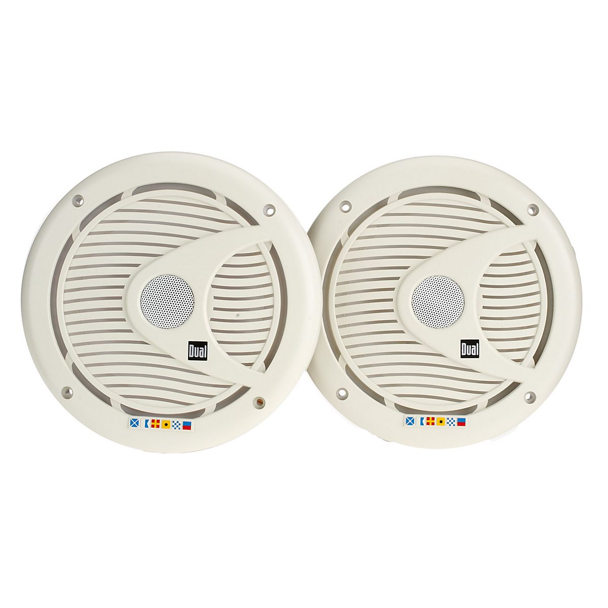 Dual 6.5" Coaxial Marine Speakers (Pair) Academy