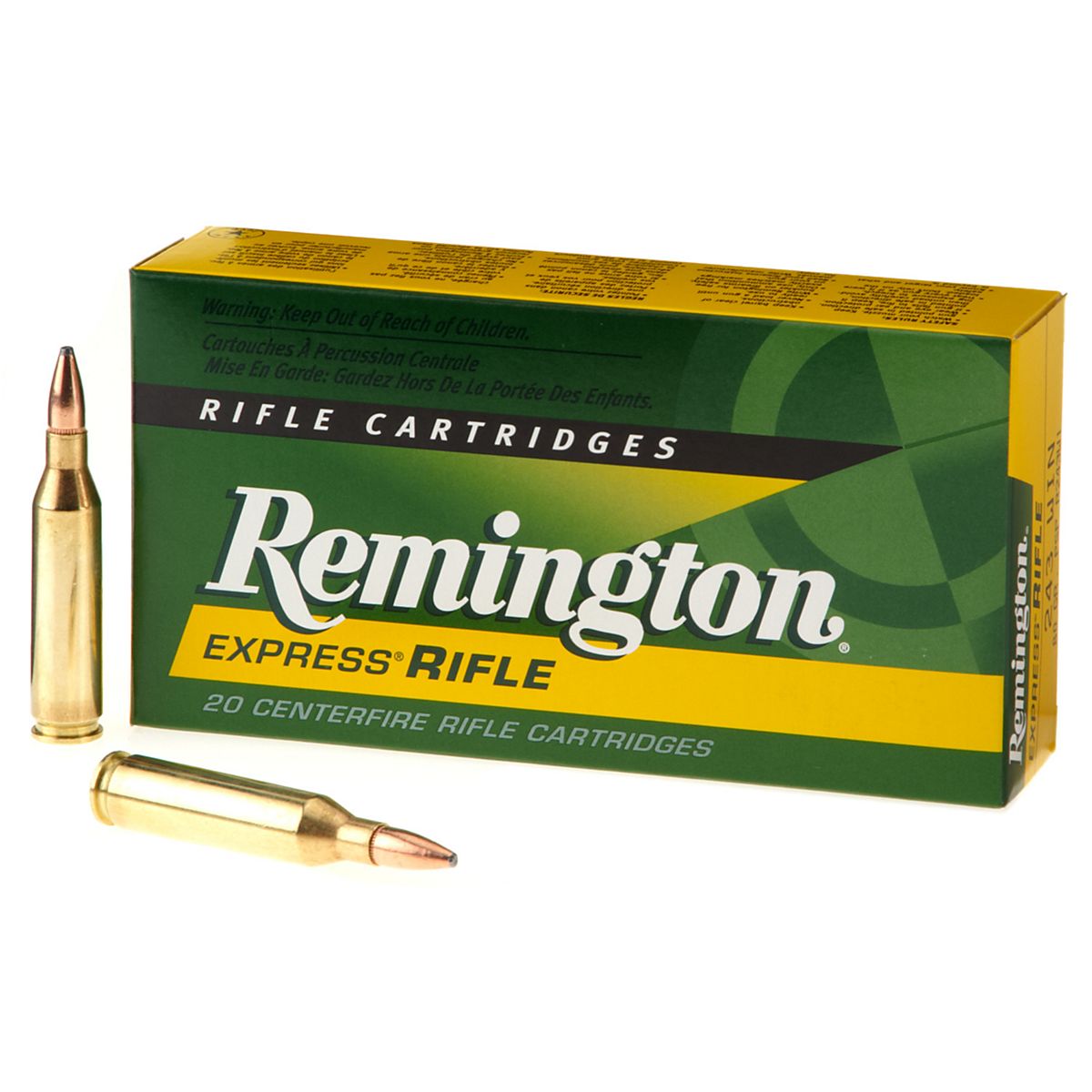 Remington .243 Winchester 80-Grain Centerfire Rifle Cartridges | Academy