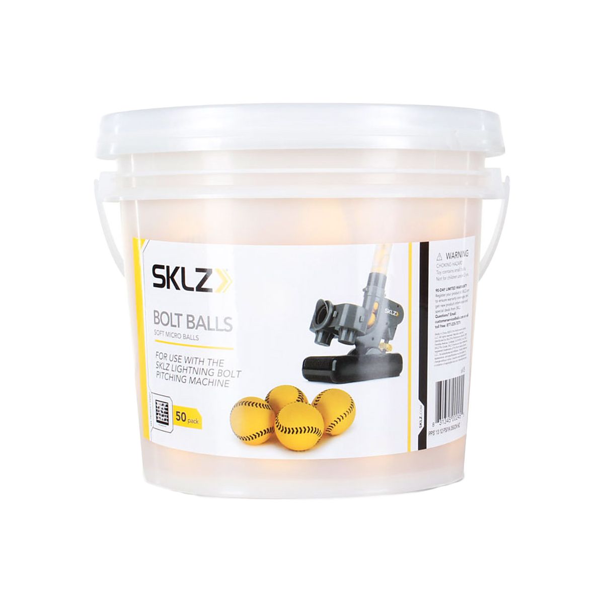 SKLZ Bolt Ball Bucket 50-Count | Free Shipping at Academy