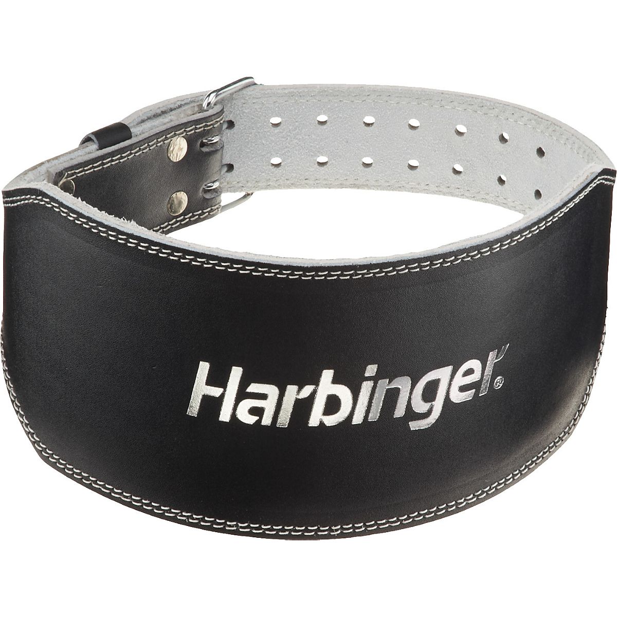 Harbinger 6" Padded Leather Weight Lifting Belt Academy